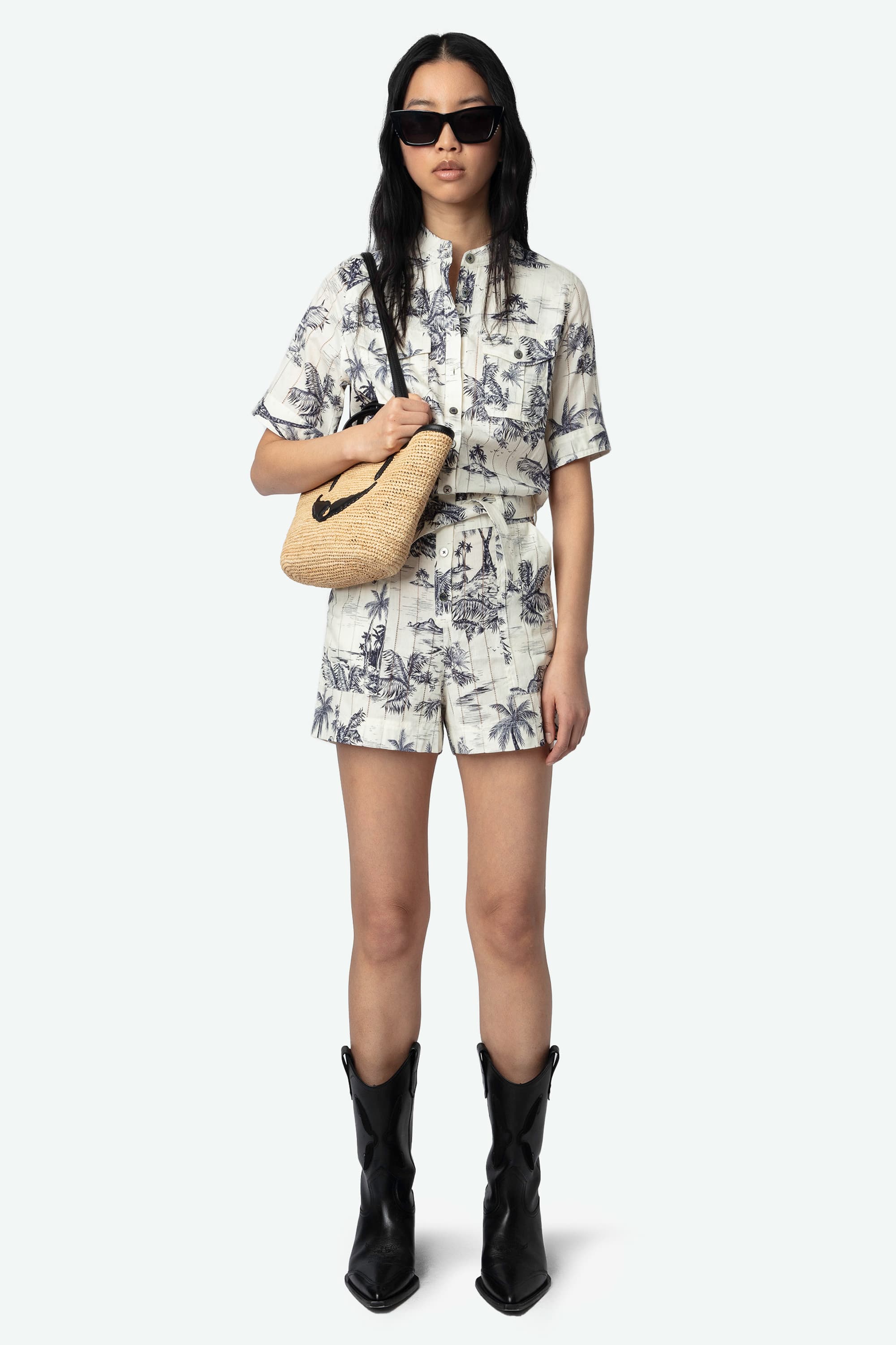 Cook Tropical Cotton Jumpsuit