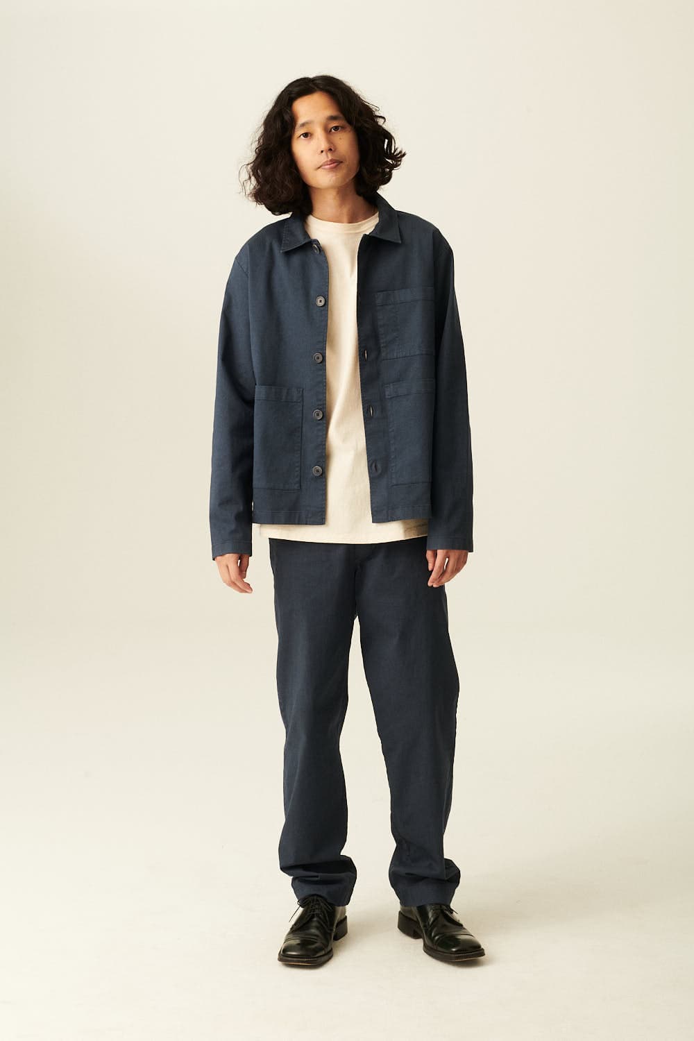 CAMERON 코튼믹스 자켓 QE4SMRDOT002Q65