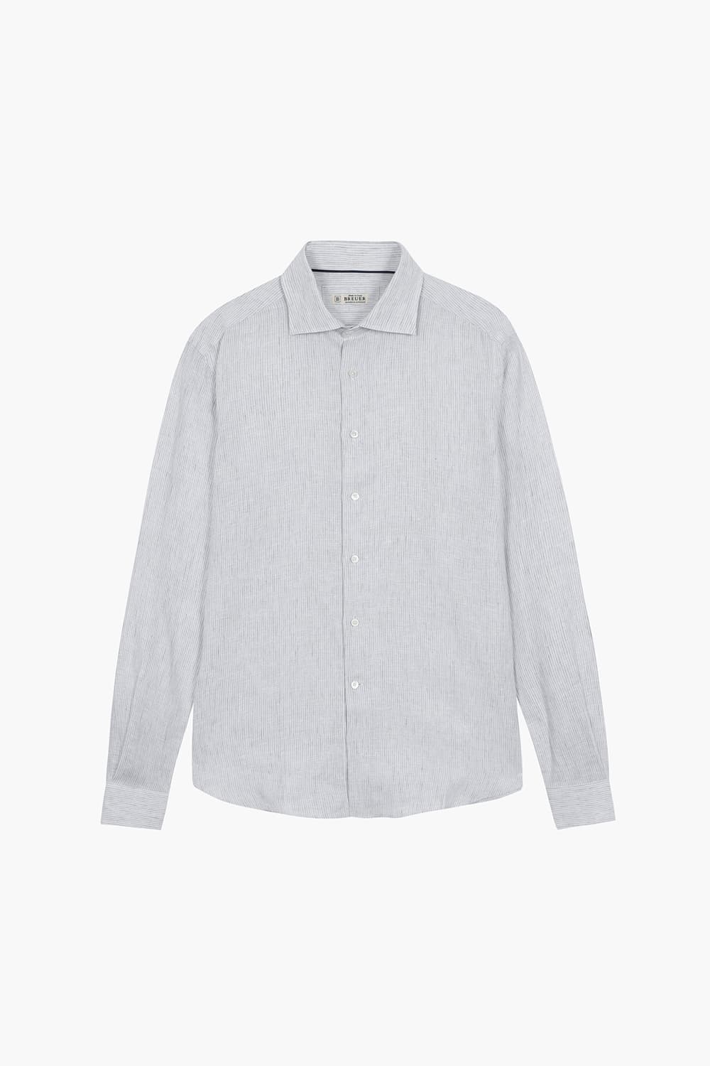 BEAULIEU 린넨 스트라이프 셔츠 BE060P544501