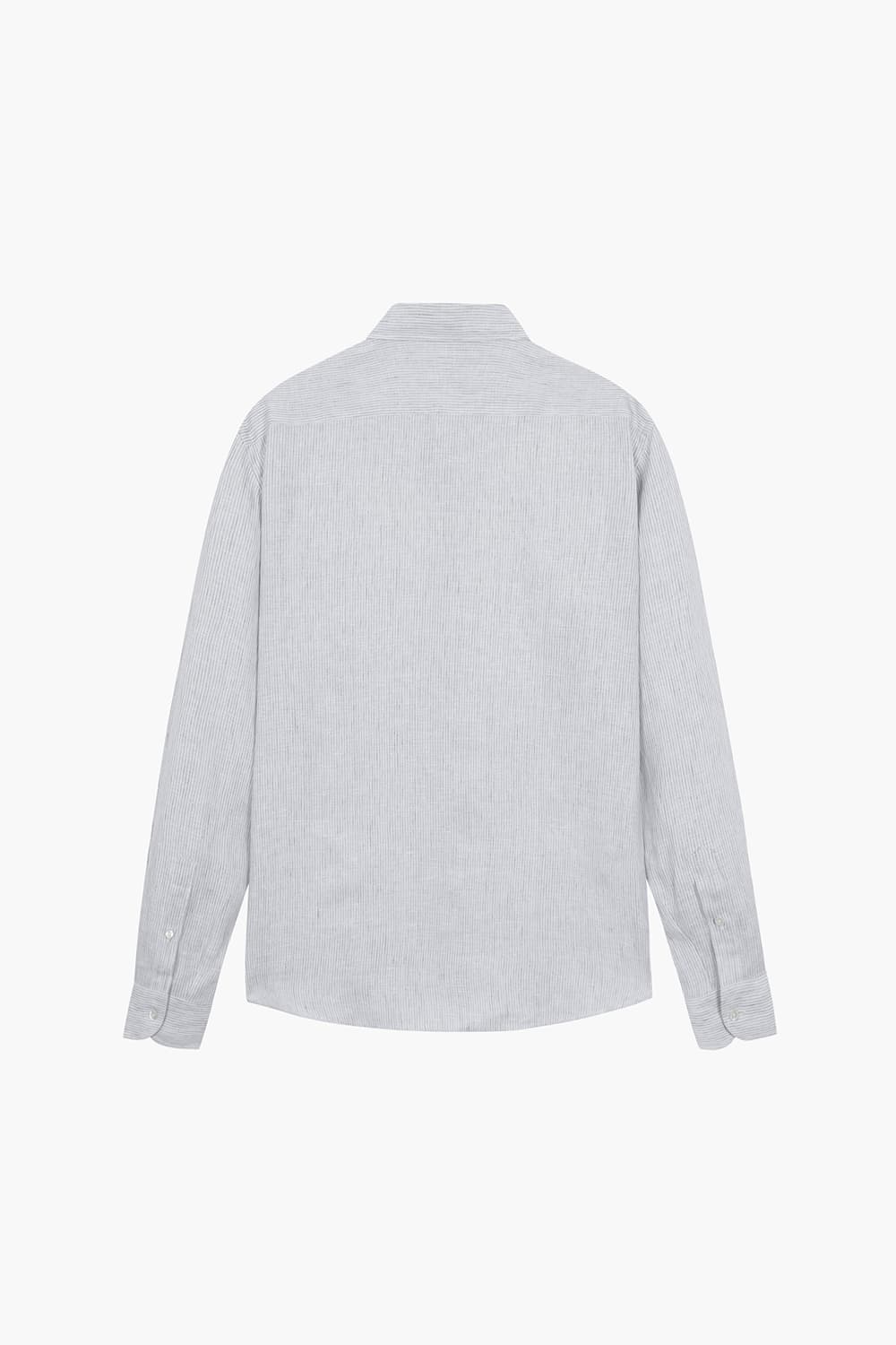 BEAULIEU 린넨 스트라이프 셔츠 BE060P544501