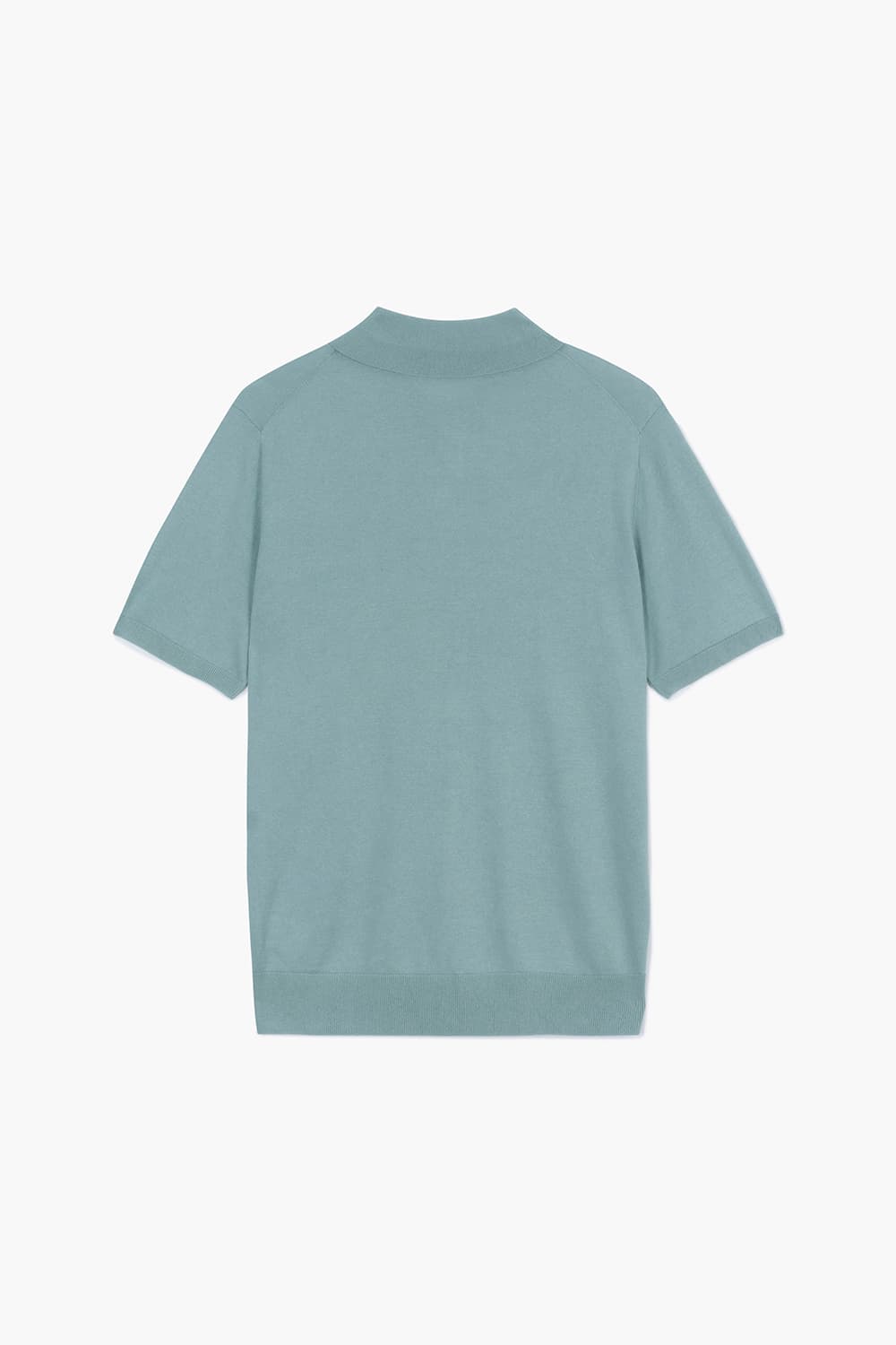 실크 혼방 폴로 반소매 니트 1223ALMASW818