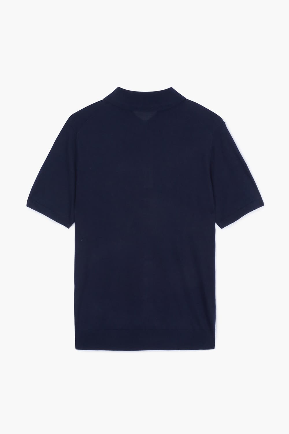 실크 혼방 폴로 반소매 니트 1223ALMASW805