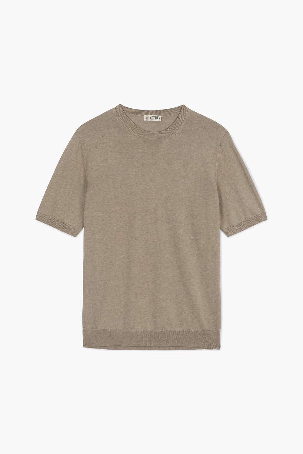 MC 실크 혼방 크루넥 반소매 니트 BPS132P555205