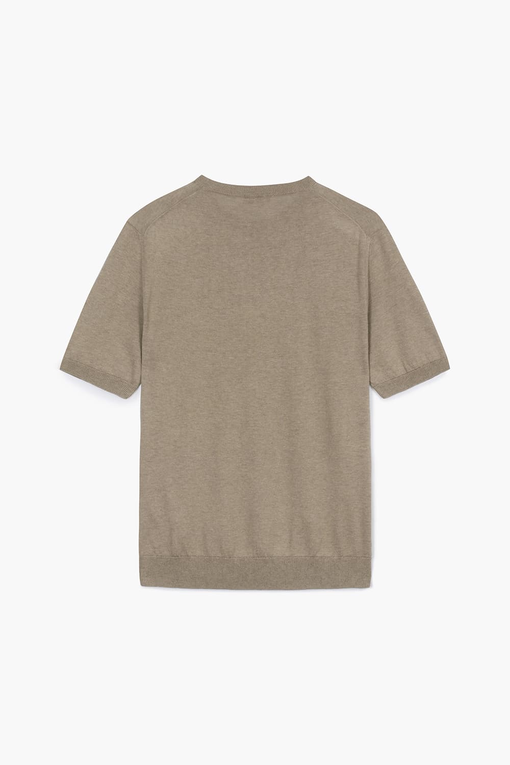 MC 실크 혼방 크루넥 반소매 니트 BPS132P555205