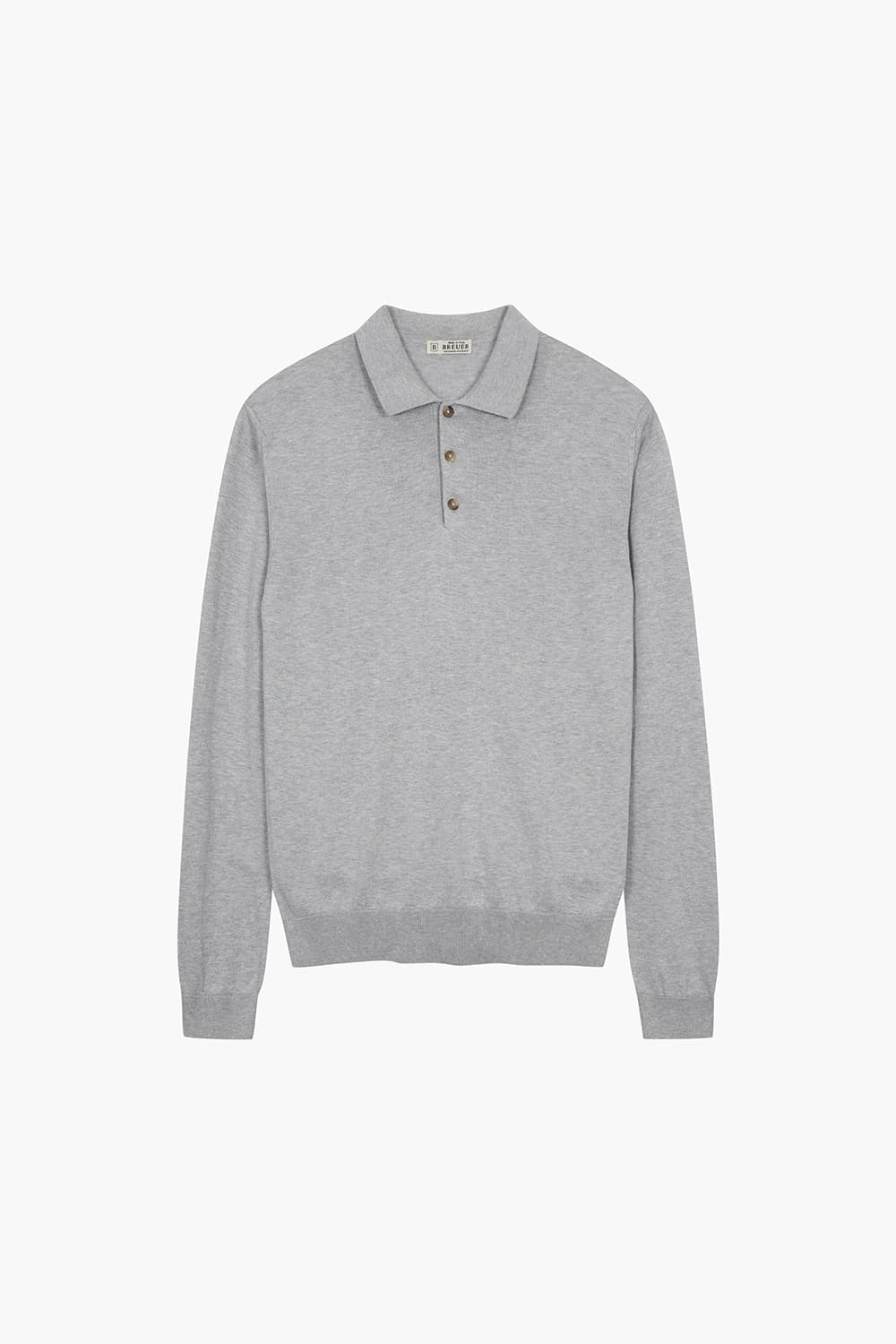 실크 혼방 폴로 긴소매 니트 BPS133P555201