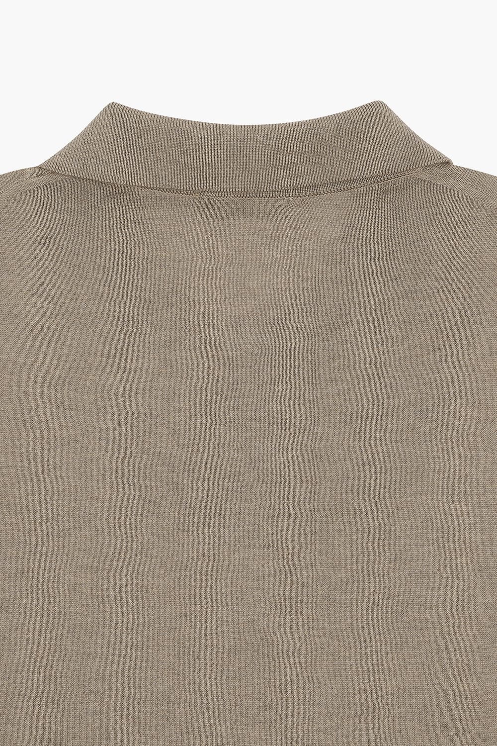 실크 혼방 폴로 긴소매 니트 BPS133P555205