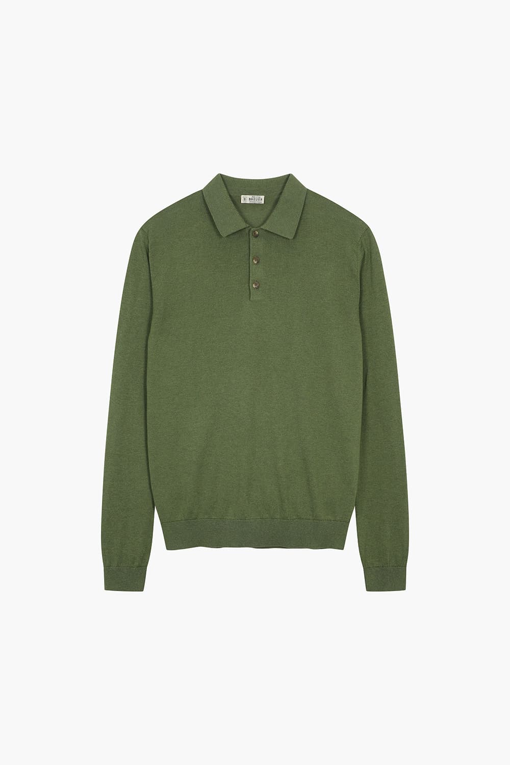 실크 혼방 폴로 긴소매 니트 BPS133P555203