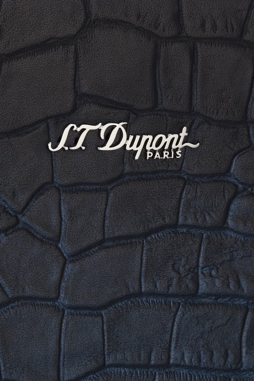 24 르글랑 아뜰리에 크로코패턴 컨퍼런스 패드 클러치 블루 CG190374Z