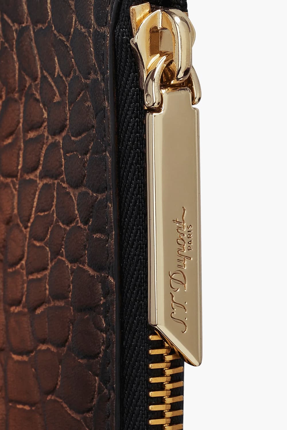 24 르글랑 아뜰리에 크로코패턴 클러치 하바나 CG190475Z