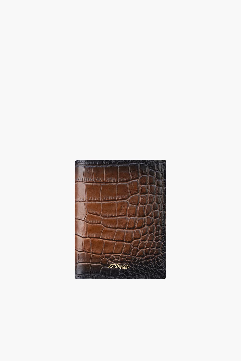 24 르글랑 아뜰리에 크로코 버티컬 7CC 지갑 하바나 CI190473Z