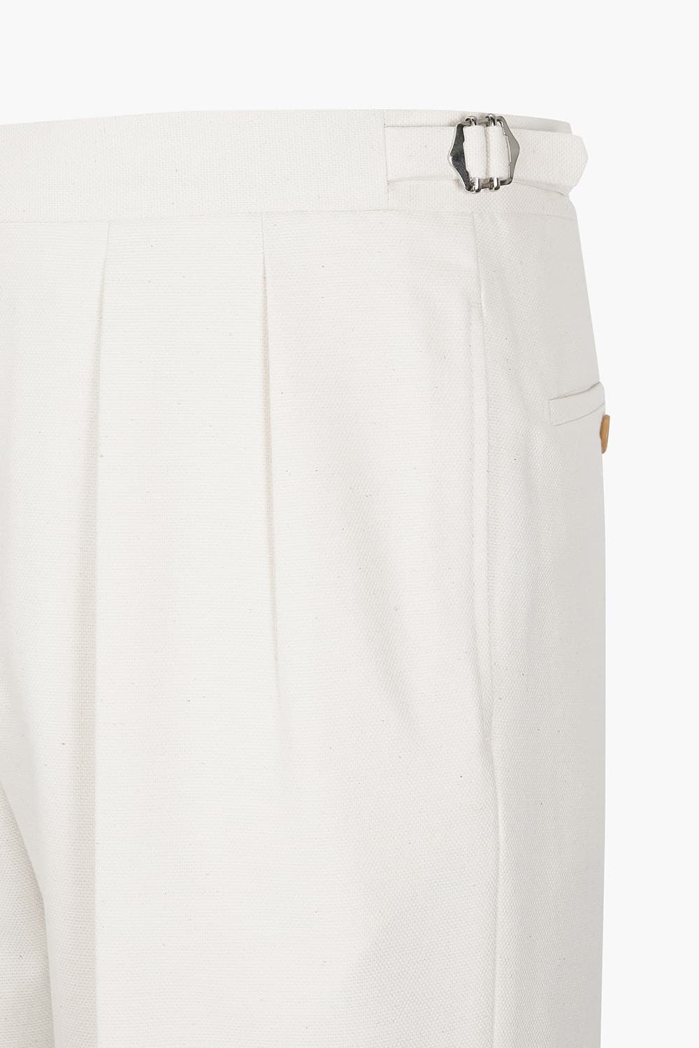 오가닉 투 턱 스트레이트 팬츠 아이보리QE5SMBZPT104Q13