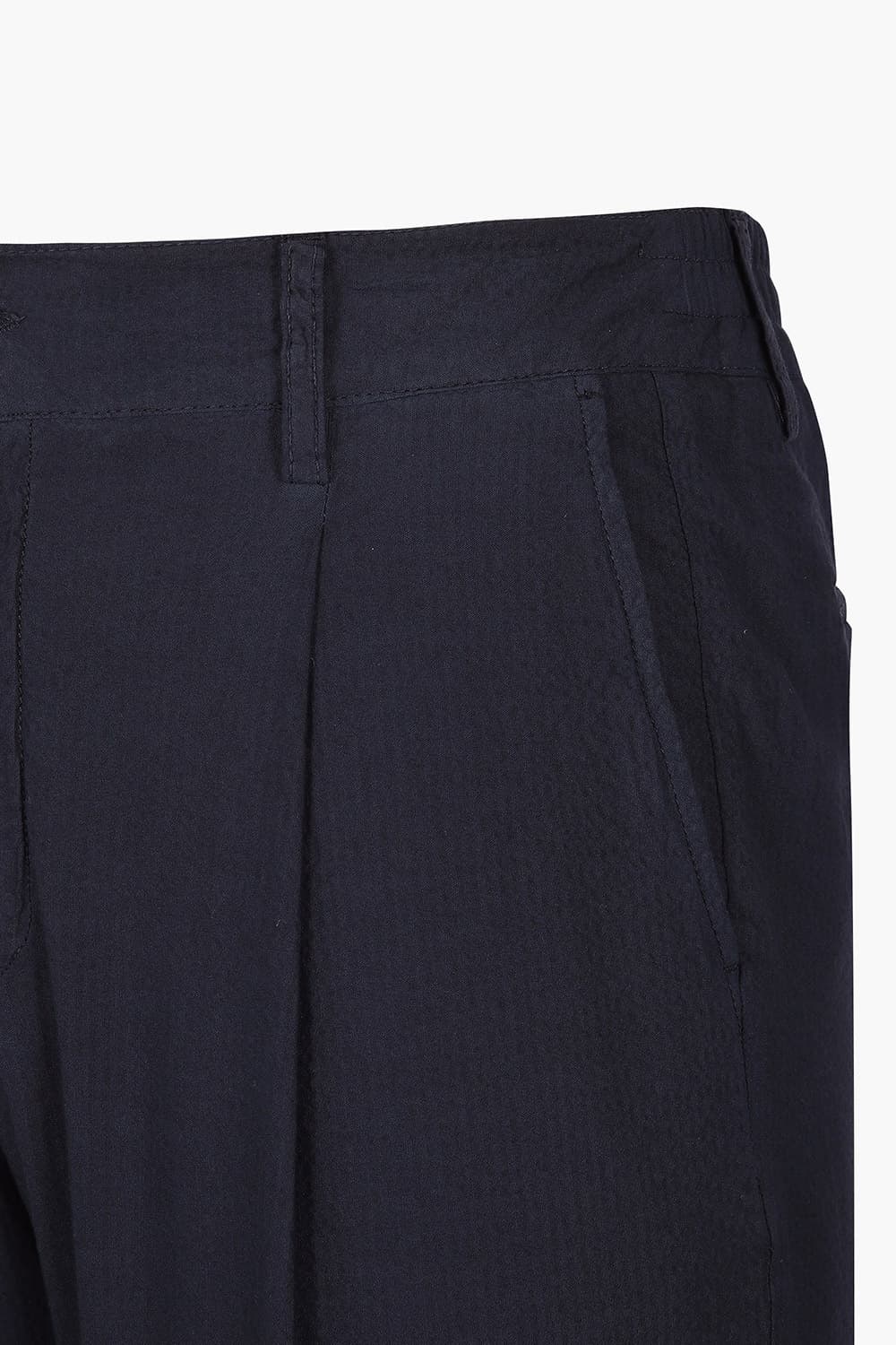 코튼 밴딩 원 턱 스트레이트 팬츠 네이비 RE5SMMAPT806R66