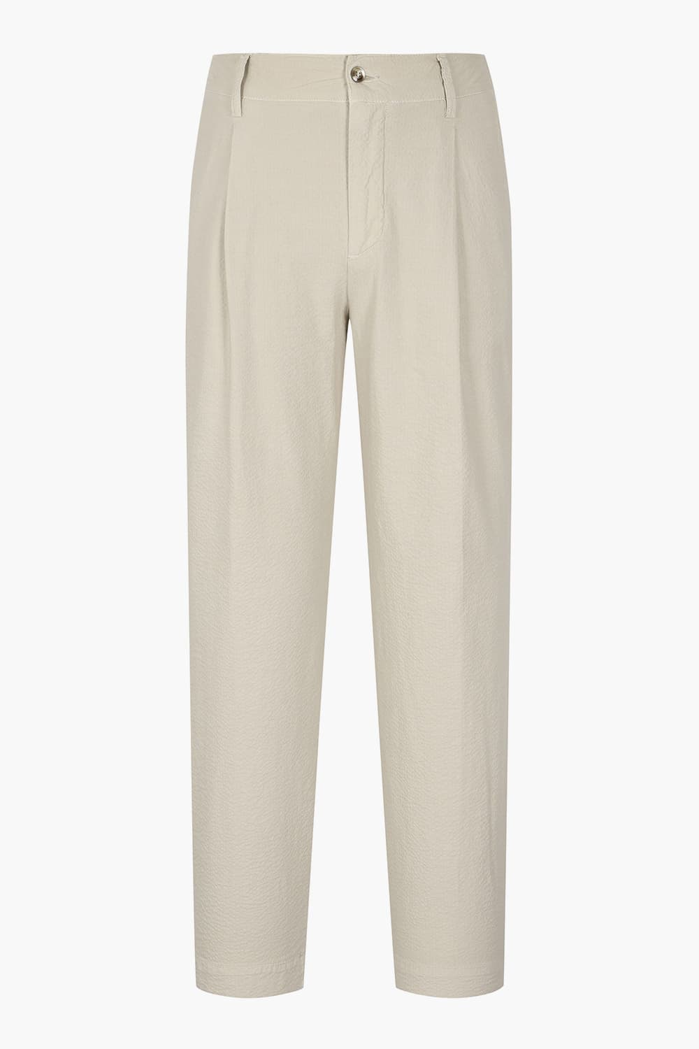 코튼 밴딩 원 턱 스트레이트 팬츠 라이트 베이지 RE5SMMAPT806R15