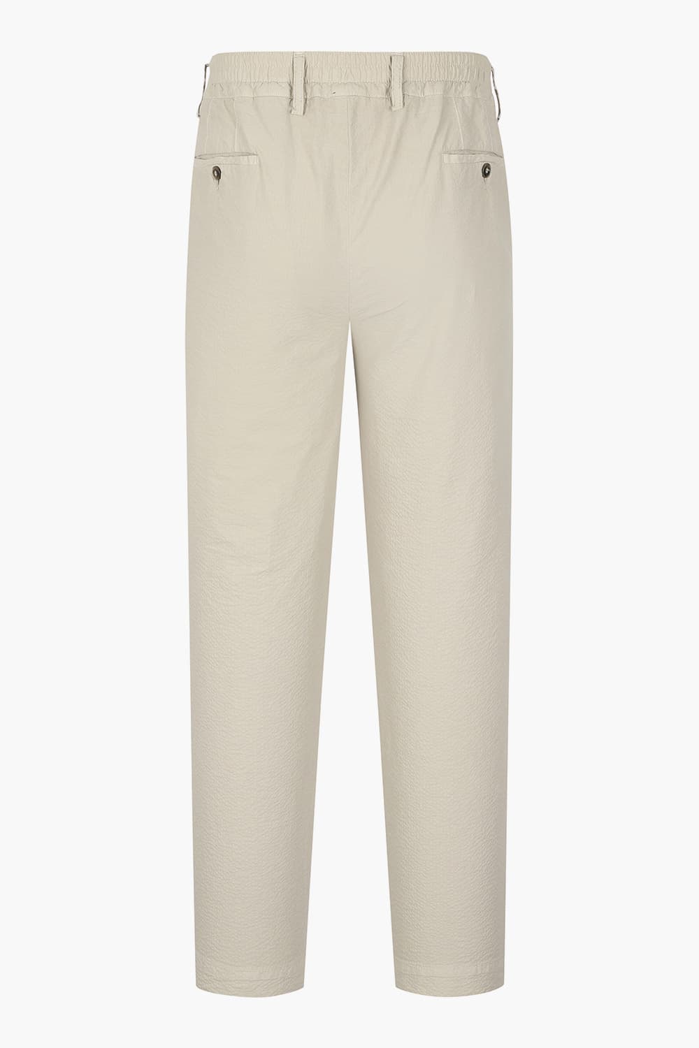 코튼 밴딩 원 턱 스트레이트 팬츠 라이트 베이지 RE5SMMAPT806R15