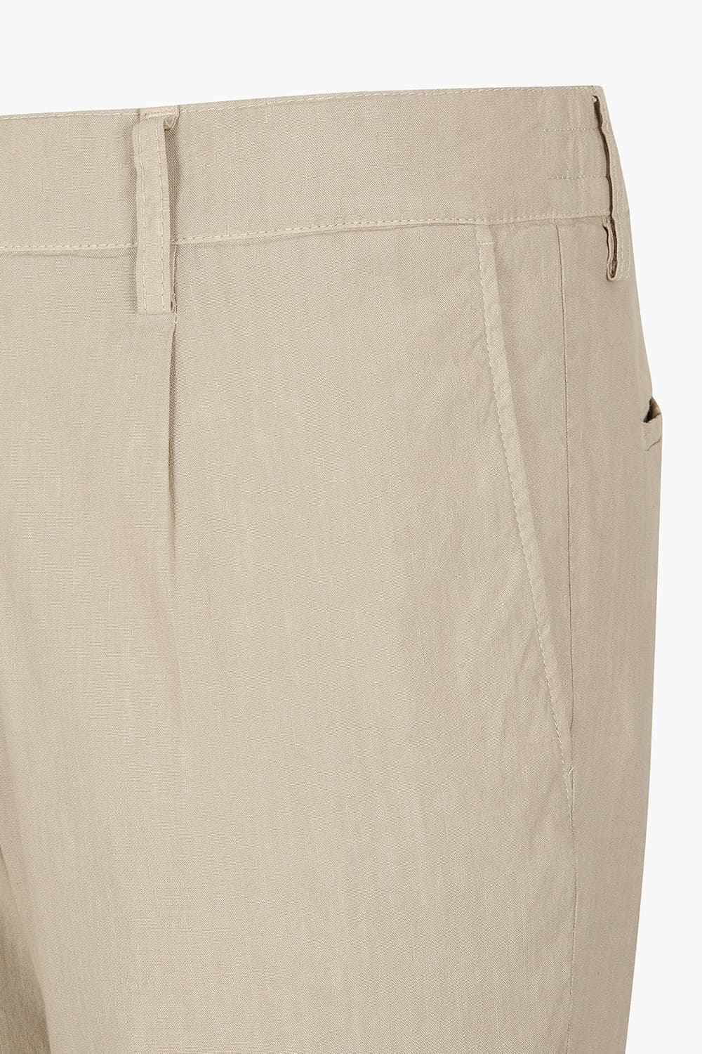 코튼 린넨믹스 스트레이트 팬츠 라이트 브라운 RE5SMMAPT805R80