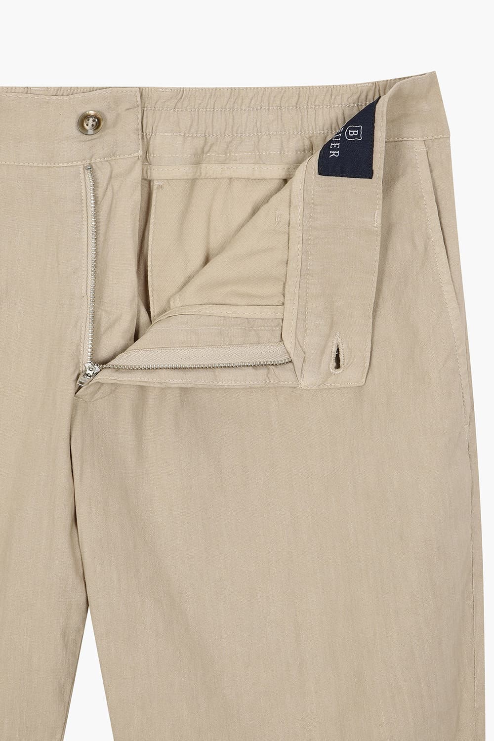 코튼 린넨믹스 스트레이트 팬츠 라이트 브라운 RE5SMMAPT805R80