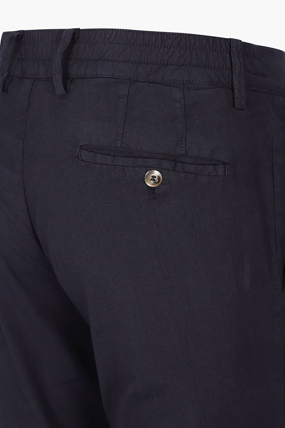 코튼 린넨믹스 스트레이트 팬츠 네이비 RE5SMMAPT805R66