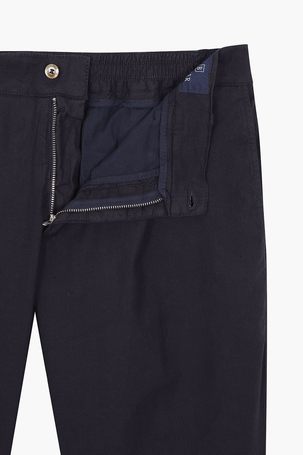 코튼 린넨믹스 스트레이트 팬츠 네이비 RE5SMMAPT805R66