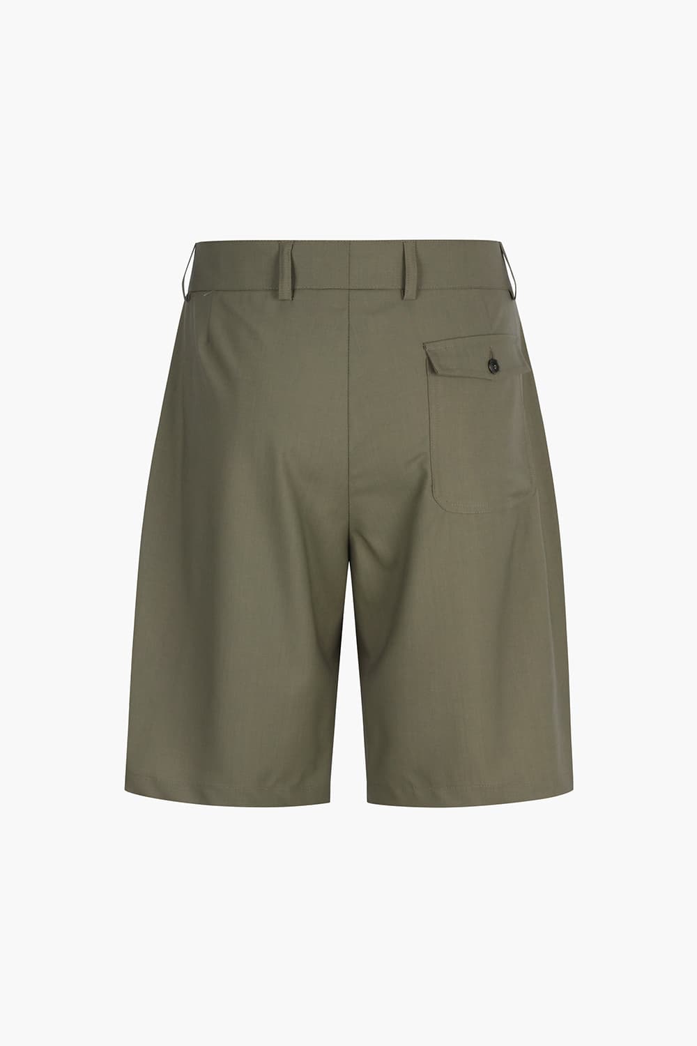 울100 미니멀 원턱 하프 팬츠 (셋업) 카키 QE5SMDBPT102Q87