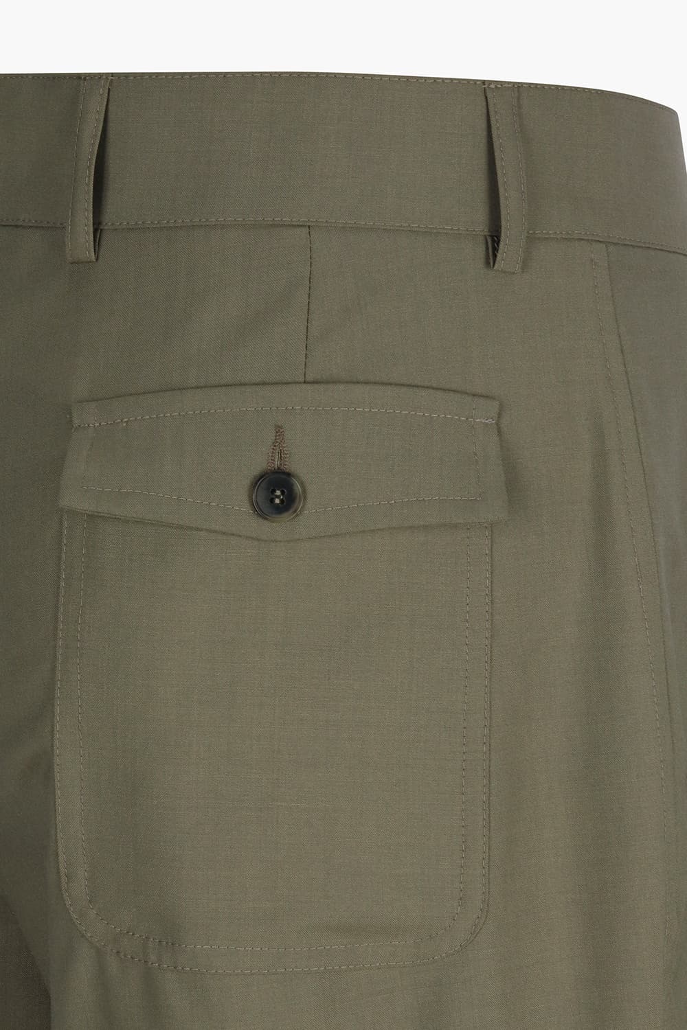 울100 미니멀 원턱 하프 팬츠 (셋업) 카키 QE5SMDBPT102Q87