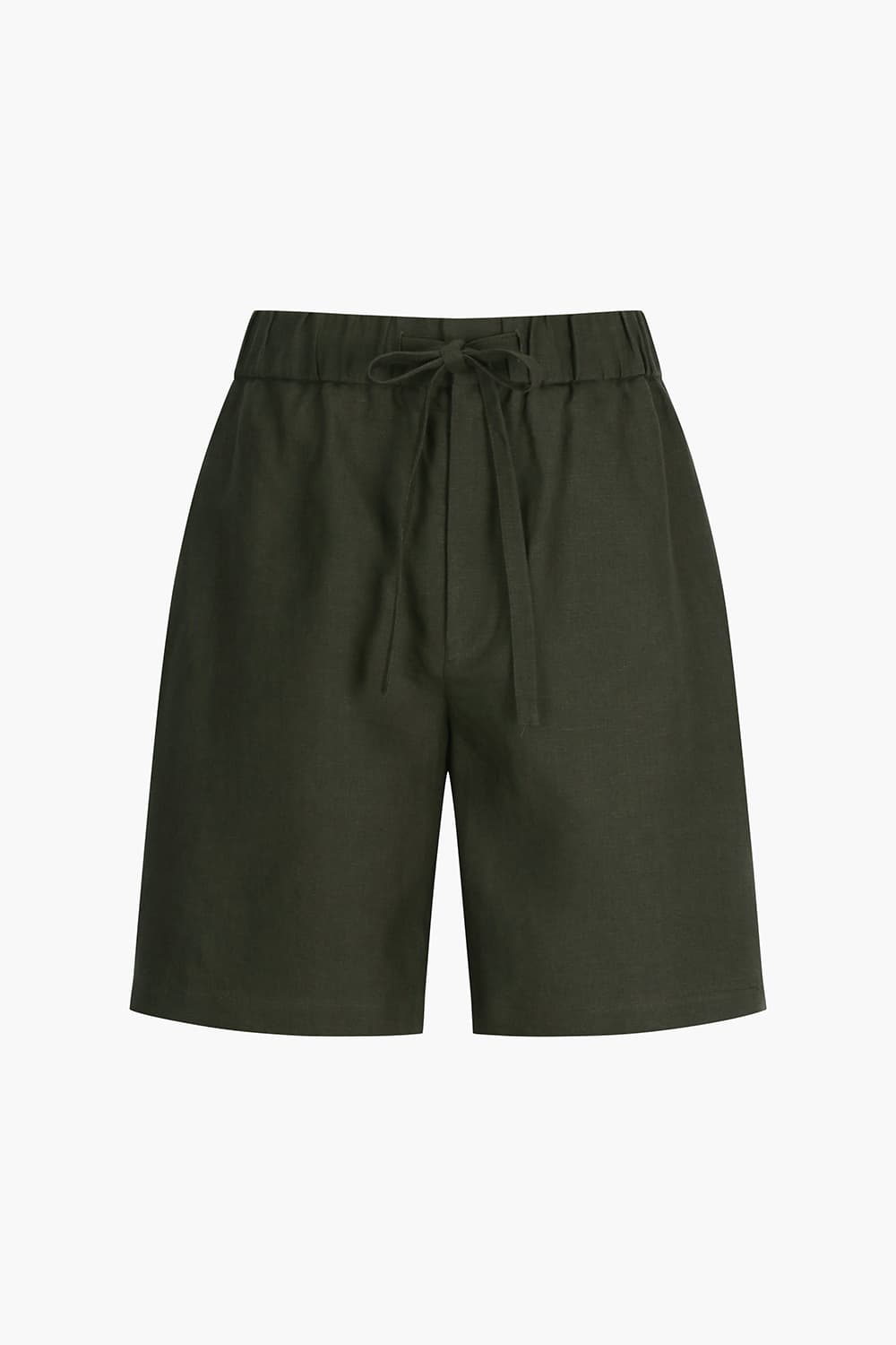 울100 밴딩 하프 팬츠 카키 QE5SMDBPT101Q89