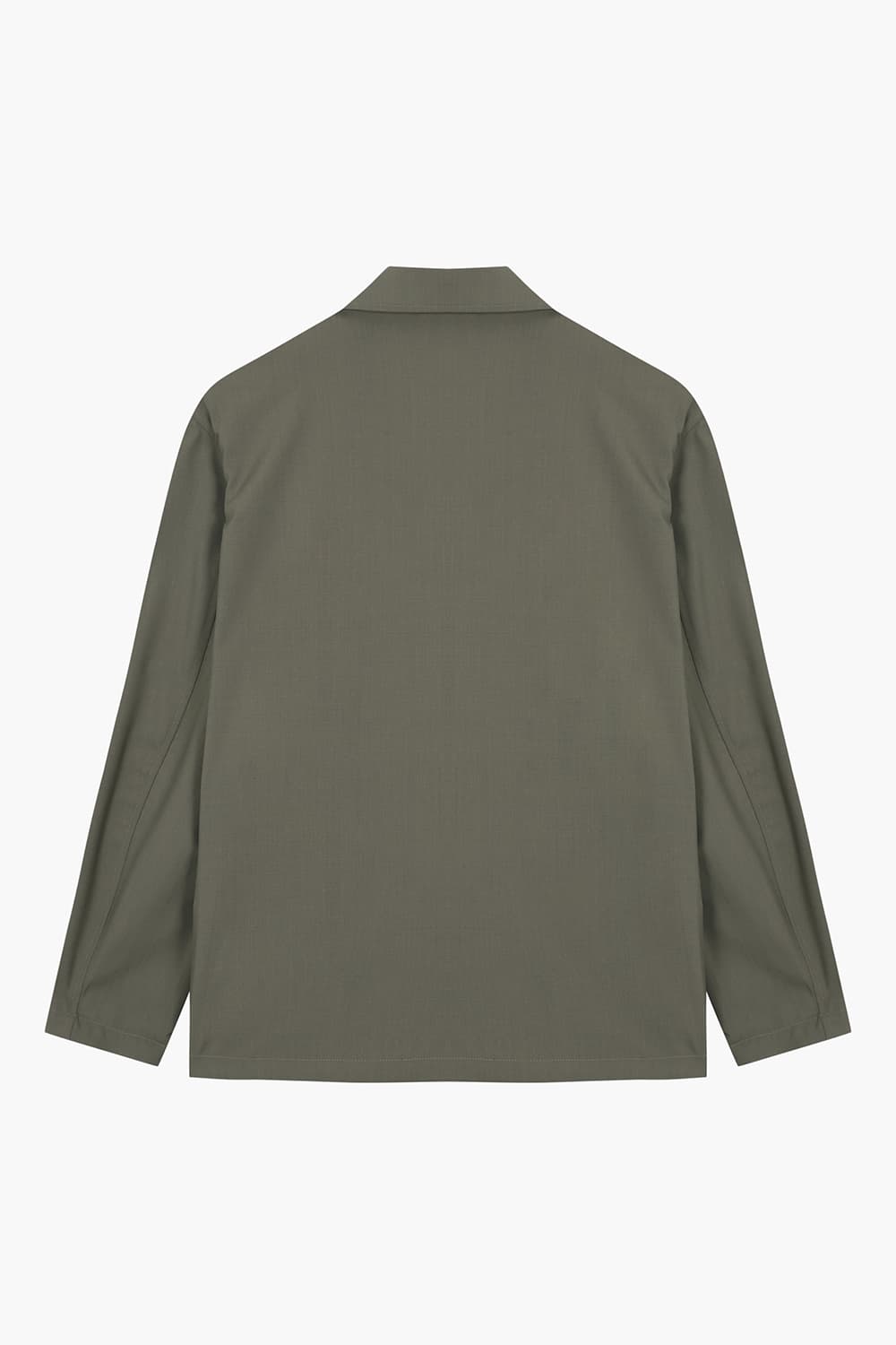 울100 미니멀 셔츠 자켓 (셋업) 카키 QE5SMDBOT102Q87