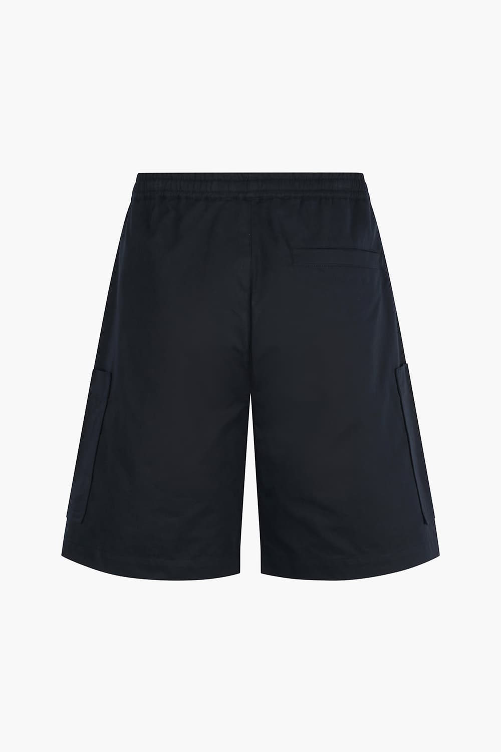 미니멀 사이드 포켓 하프 팬츠 블랙 QE5SMRDPT105Q66