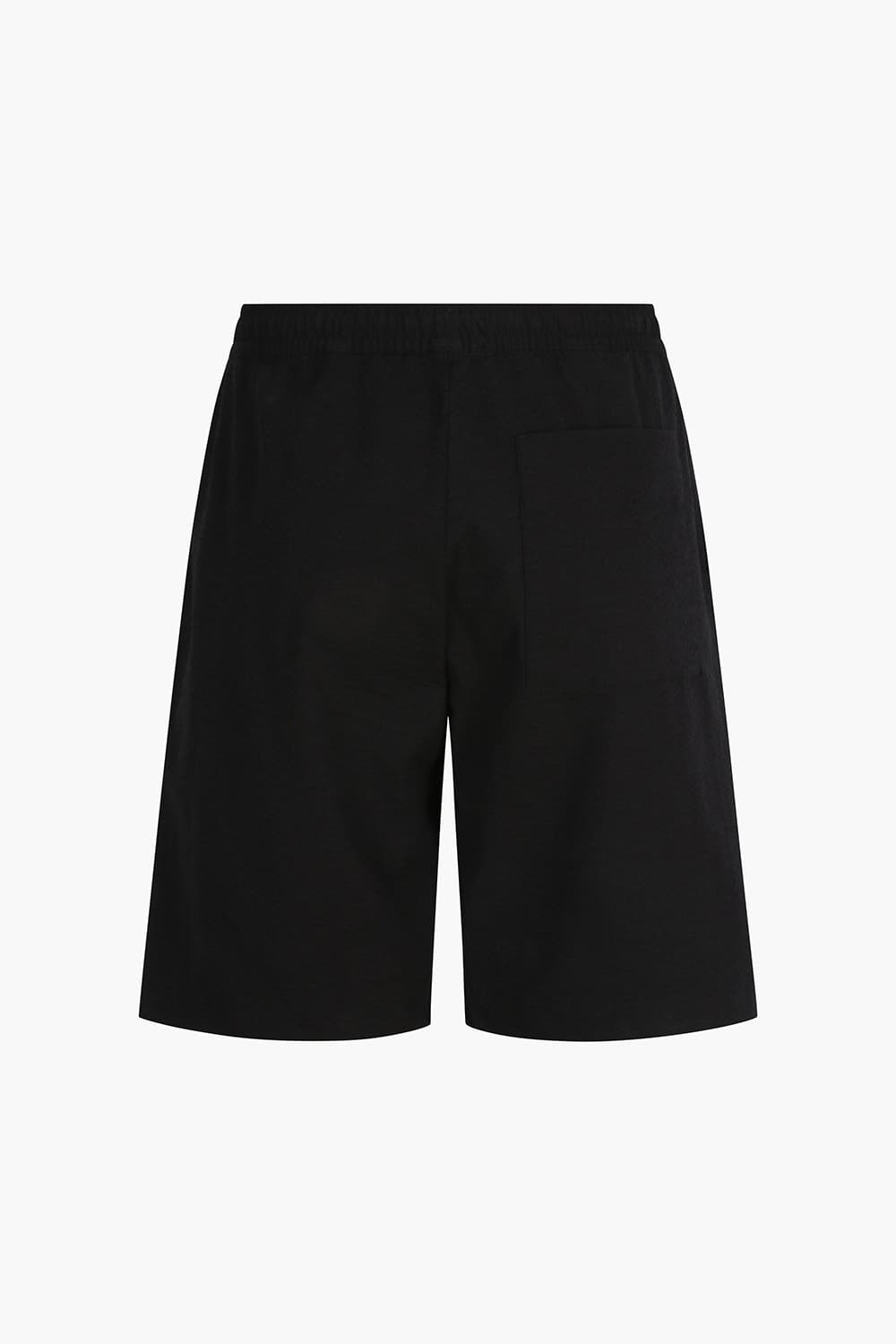 미니멀 하프 팬츠 블랙 QE5SMRDPT104Q99