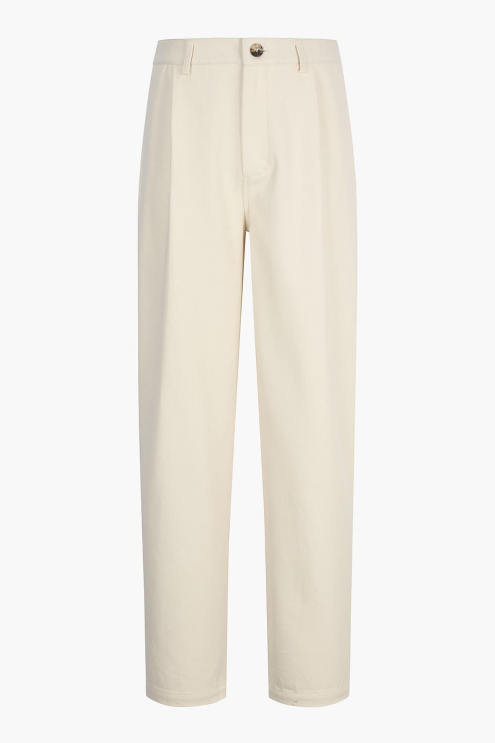 코튼100 스트레이트 팬츠 아이보리 QE5SMRDPT102Q10