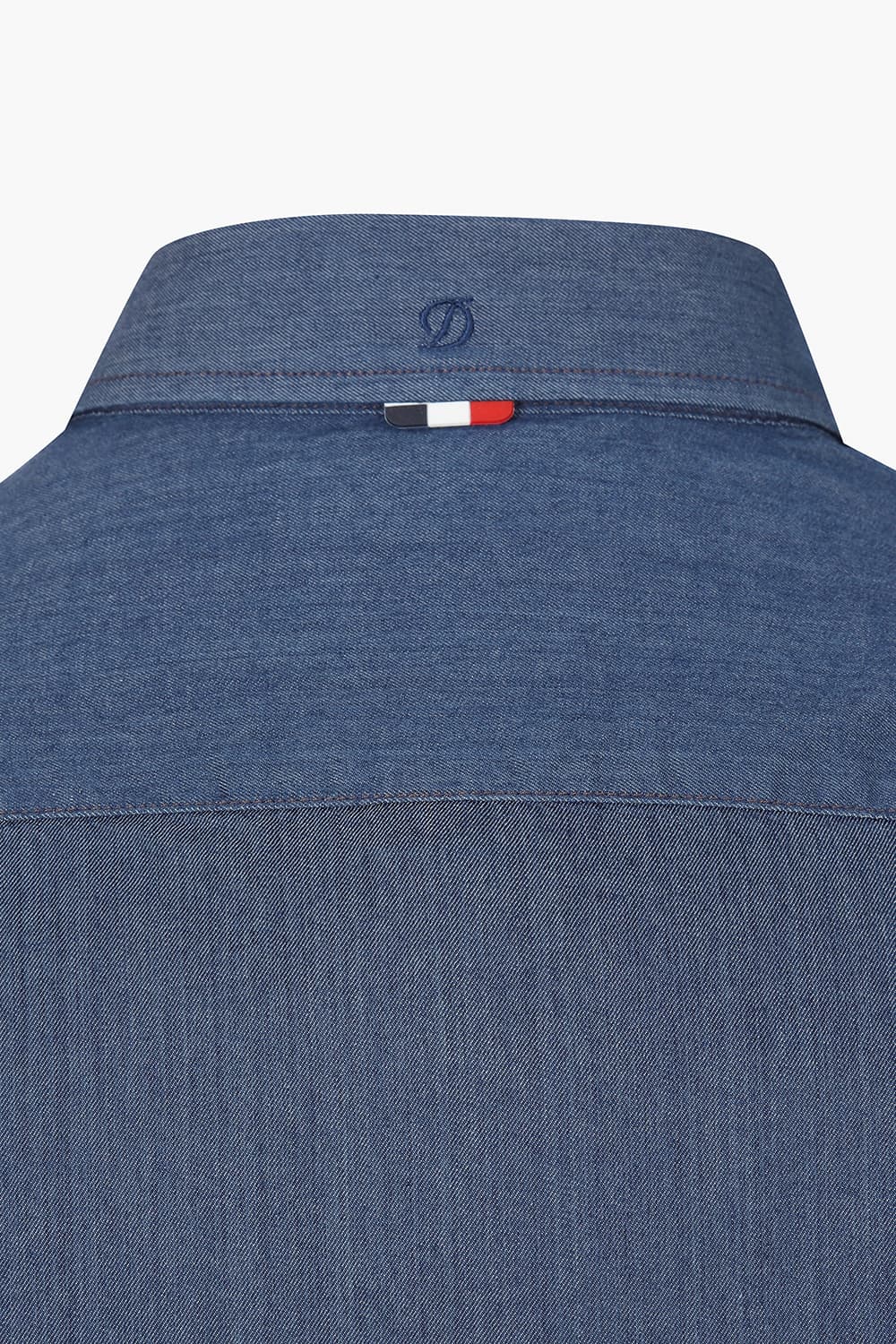 데님 라이크 트리콜로르 333 뉴 캐주얼 핏 셔츠 네이비 SE5SM21LS333SNY