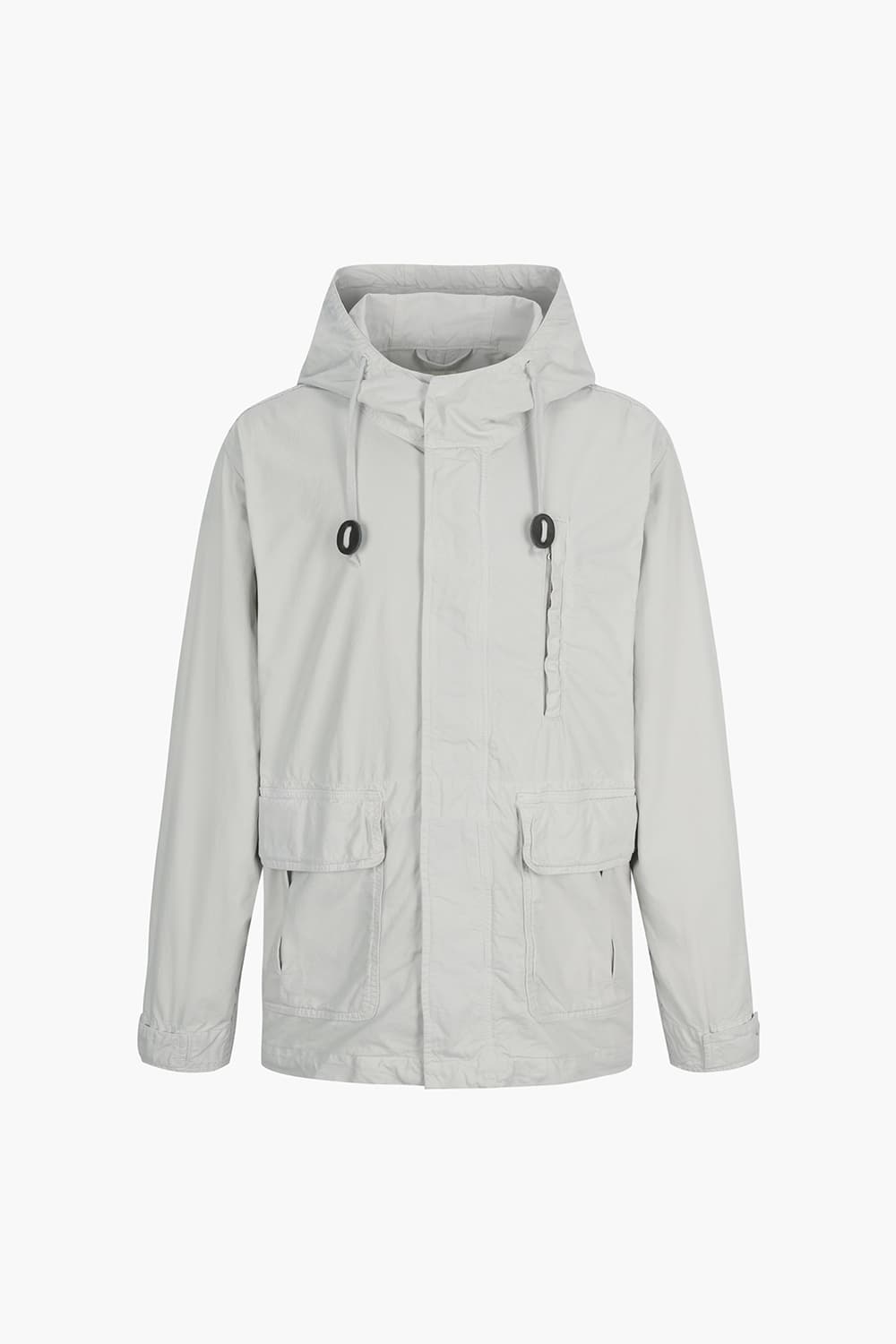 데일리 코튼 바람막이 후드점퍼 그레이 QE5SMHTOT109Q90