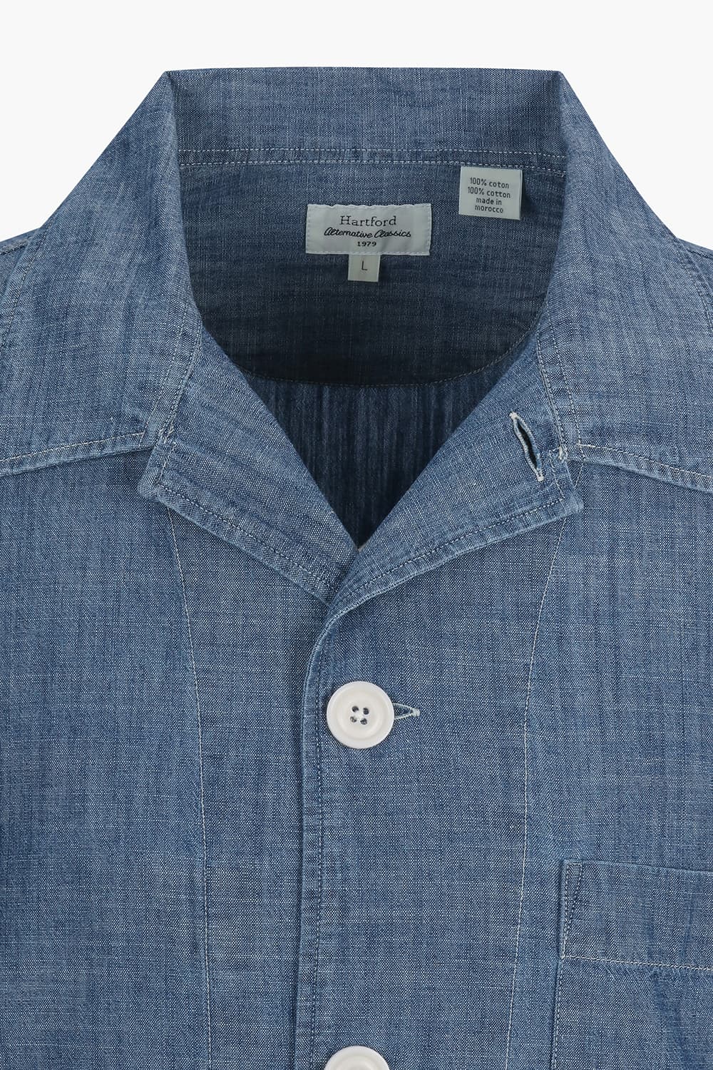 에브리데이 오픈카라 셔켓 블루 QE5SMHTOT101Q63