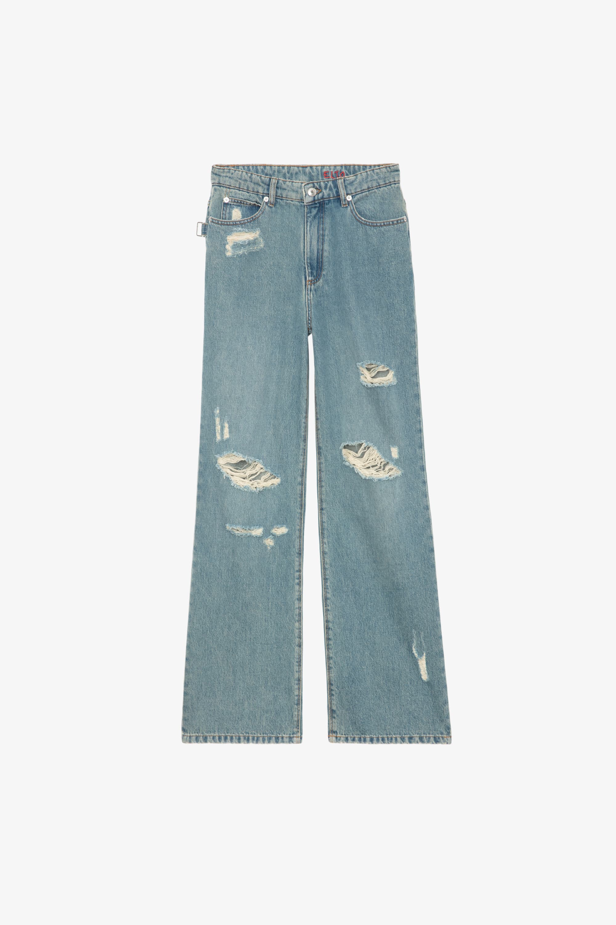 Elio Destroyed Denim Pants