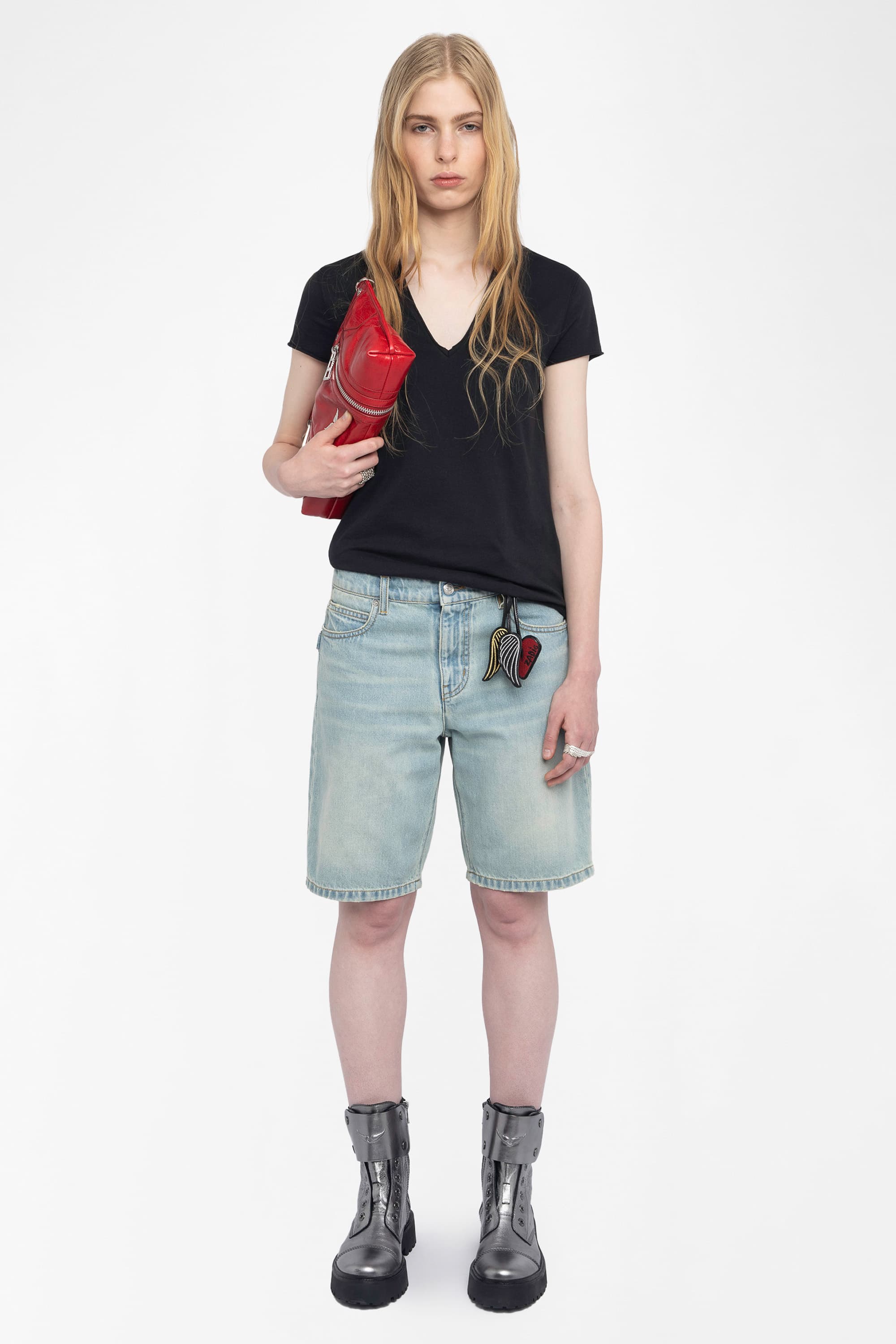 Story Fishnet Skull T-shirt