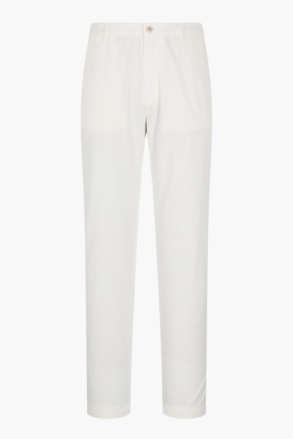 코튼 스트레이트핏 팬츠 아이보리 QE5SMHTPT103Q13