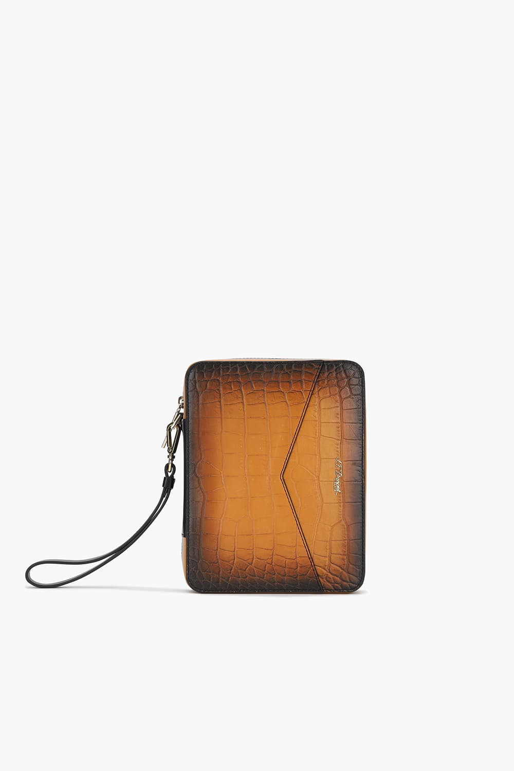 르글랑 아뜰리에 크로코패턴 시가 파우치 하바나 CD141154Z