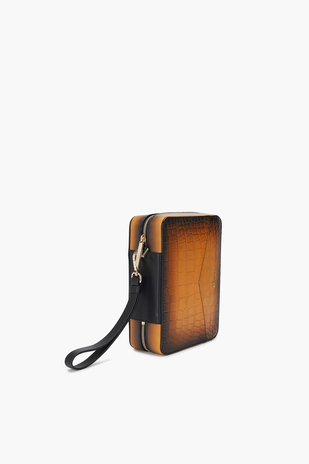르글랑 아뜰리에 크로코패턴 시가 파우치 하바나 CD141154Z