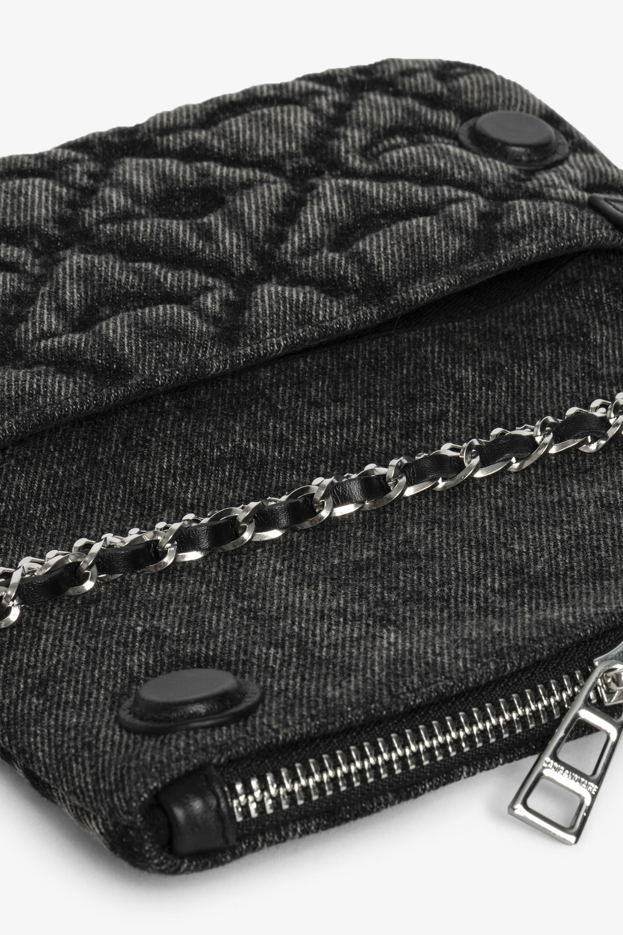 Rock Nano Monogram Denim Bag