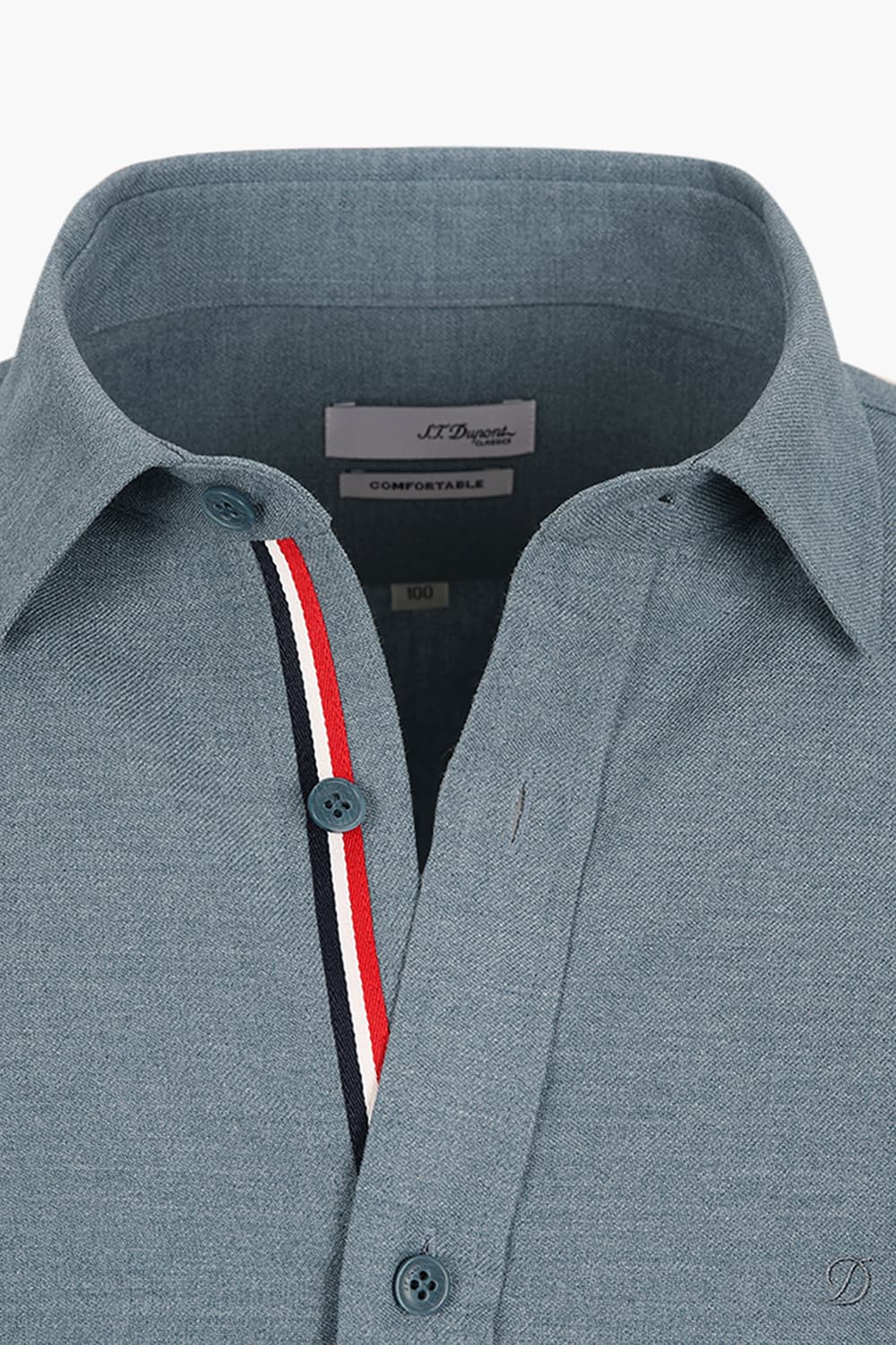 솔리드 기모 트리콜로르 956 컴포터블 셔츠 그린 SE5FM22LS956SGE