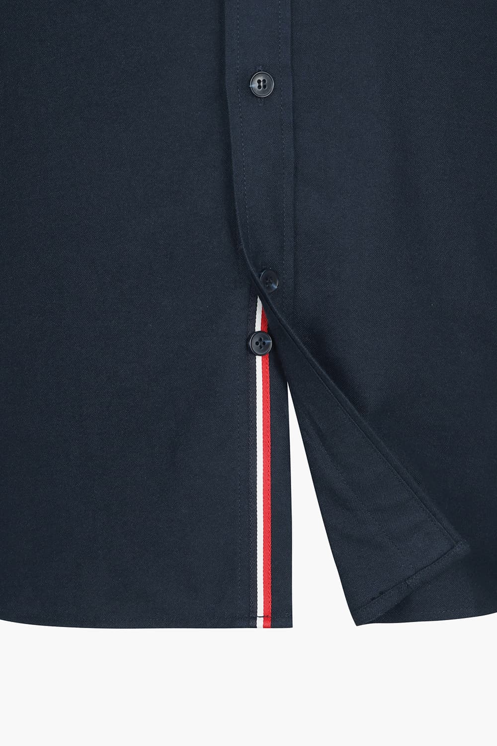 순면 기모 트리콜로르 955 컴포터블 셔츠 네이비 SE5FM22LS955SNY