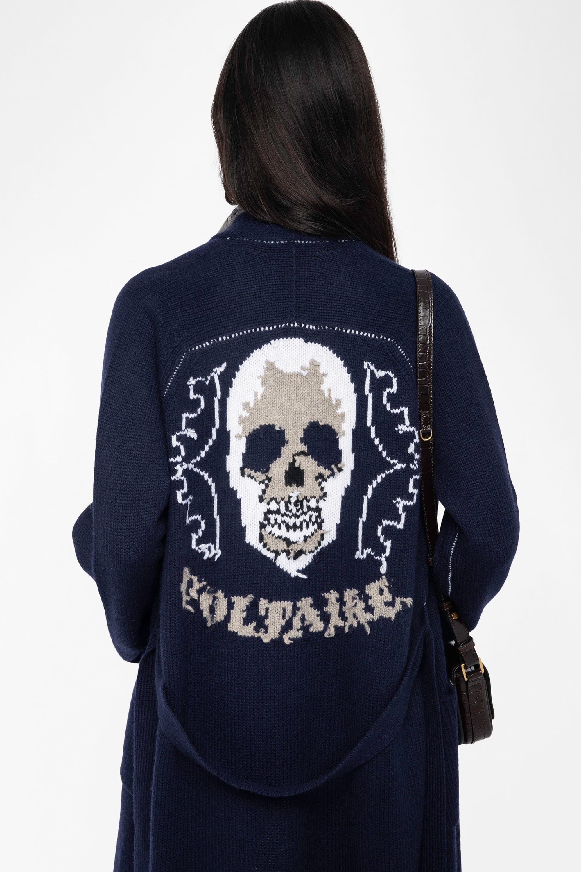 Salonny Skull Long Cardigan
