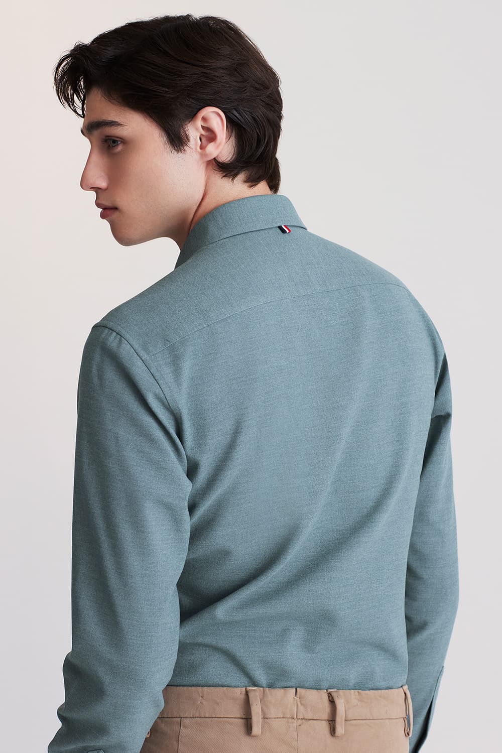 솔리드 기모 트리콜로르 956 컴포터블 셔츠 그린 SE5FM22LS956SGE