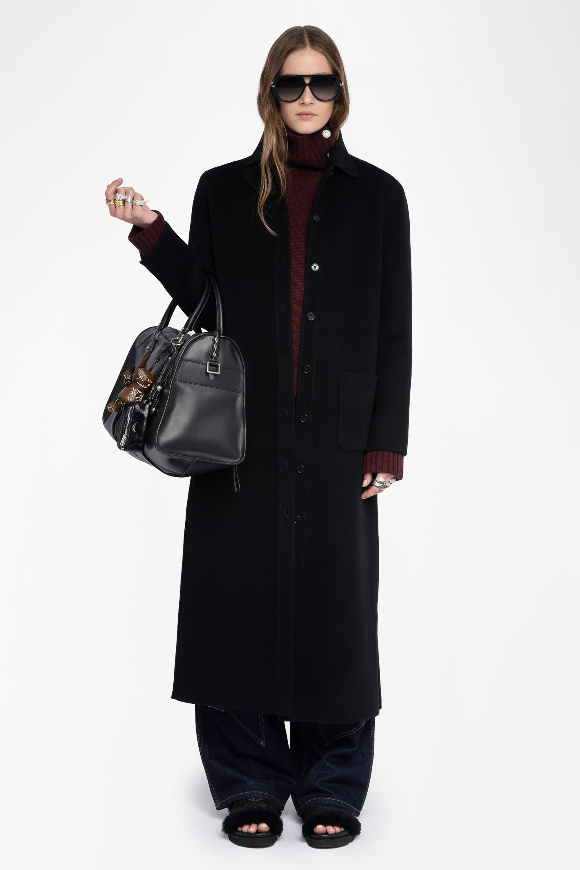 Micro Wool Coat