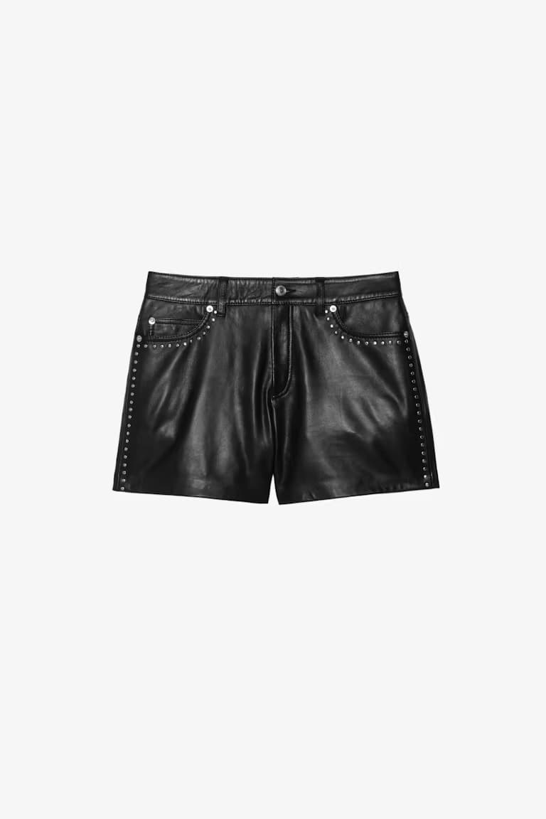 Siddyl Leather Shorts
