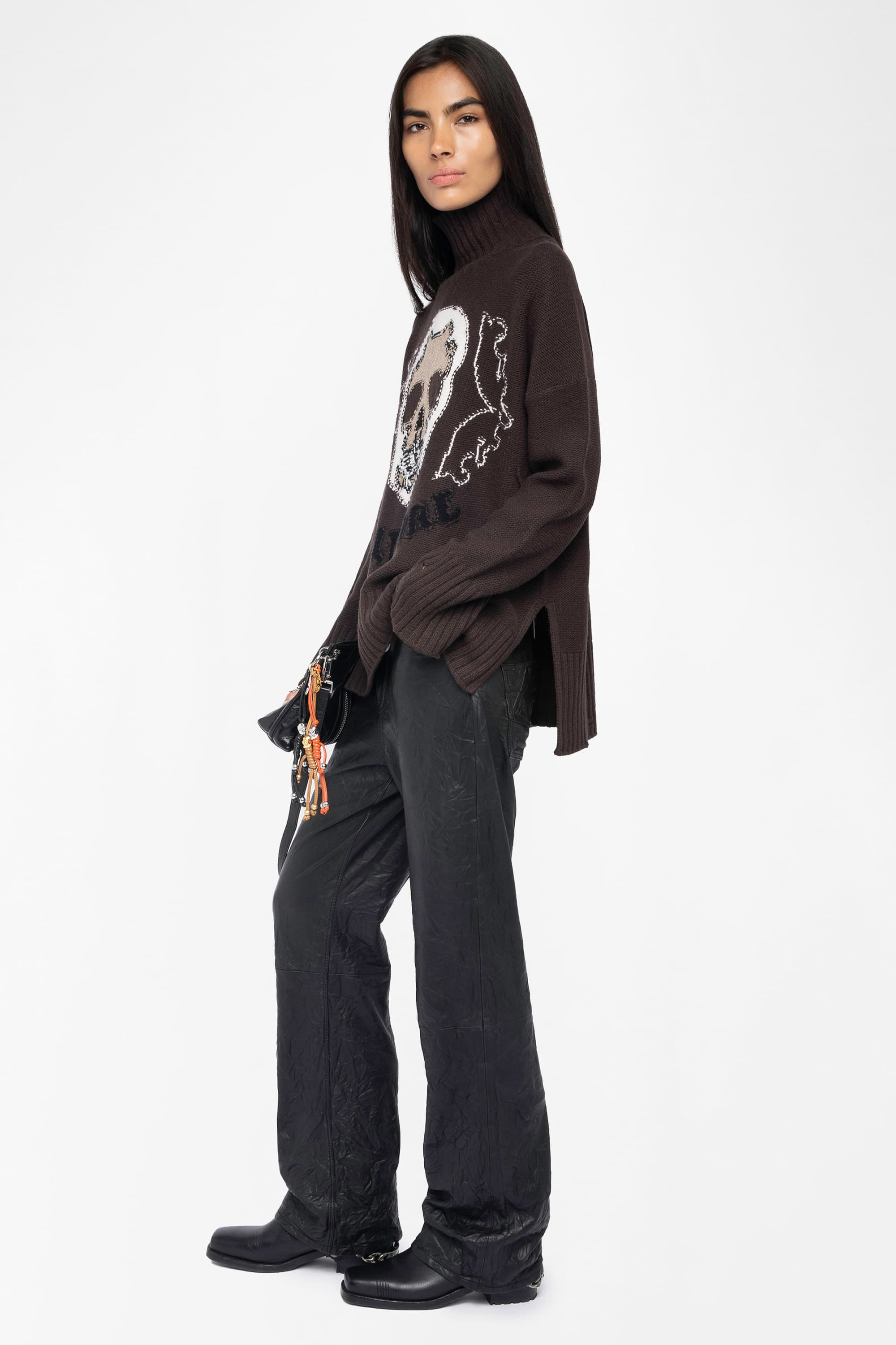 Bleeza Skull Wool Sweater