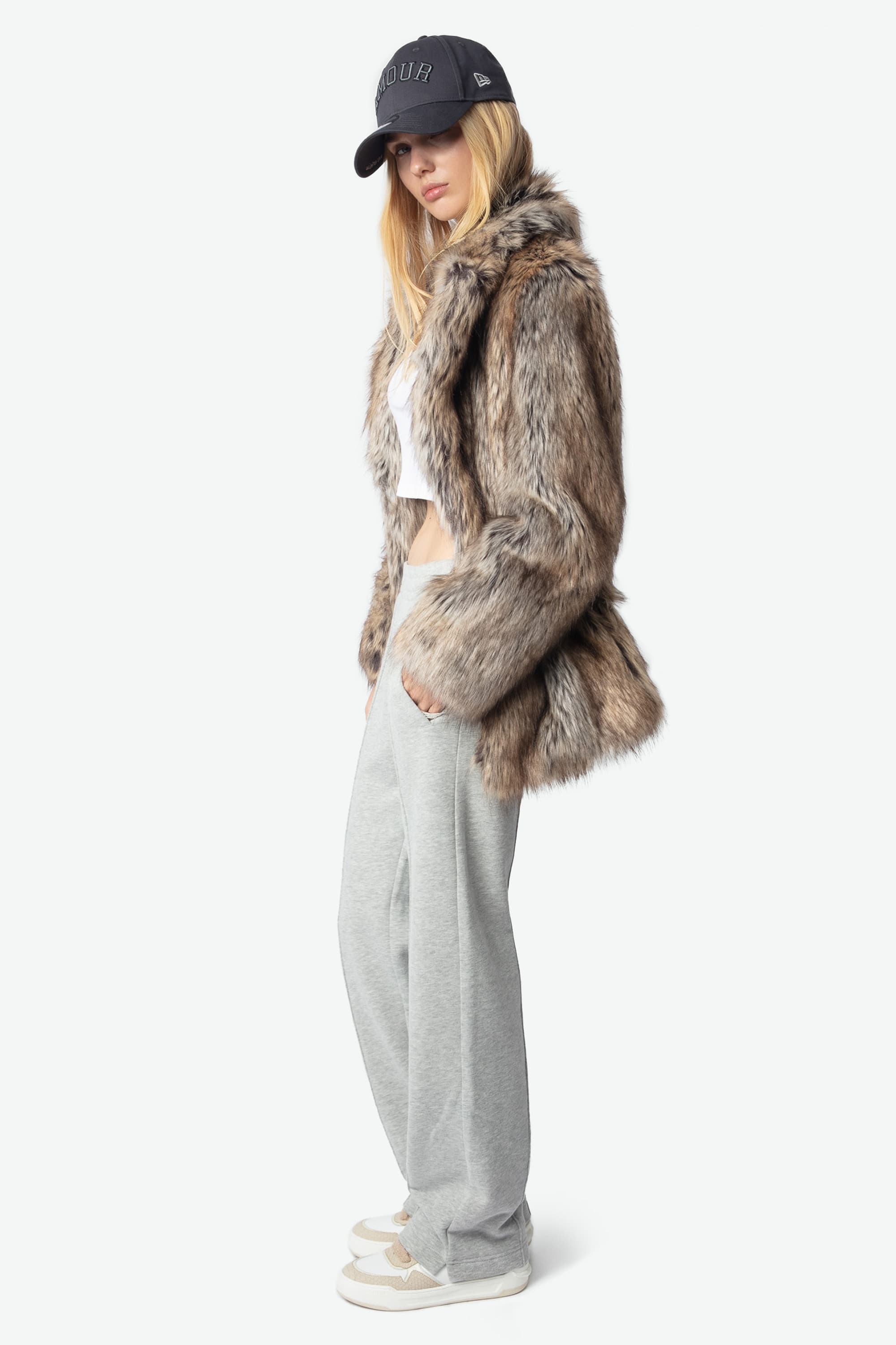 Faune Faux Fur Coat