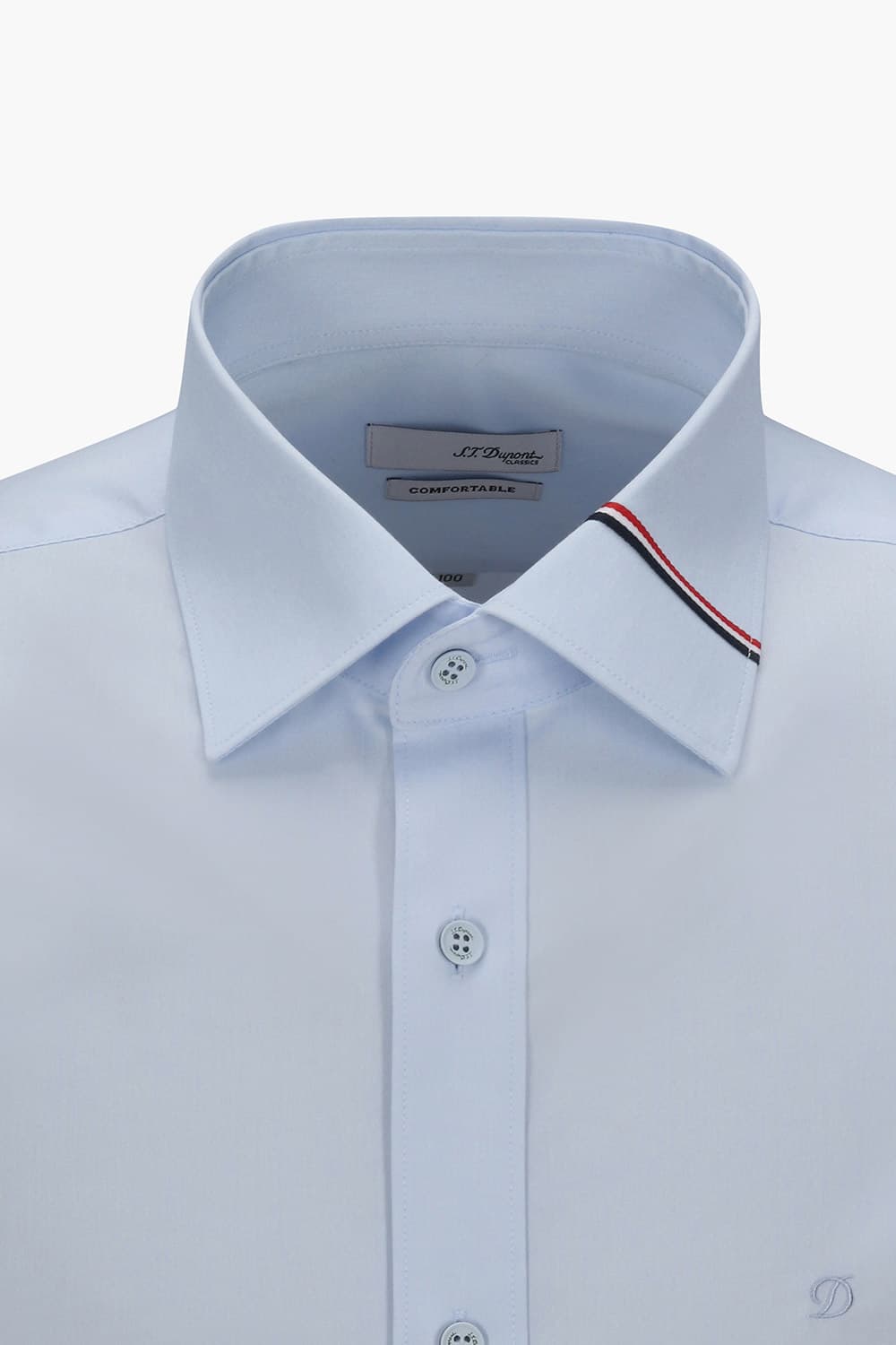 카라 트리콜로르 953 컴포터블 셔츠 블루 SE5SM22LS953SBU