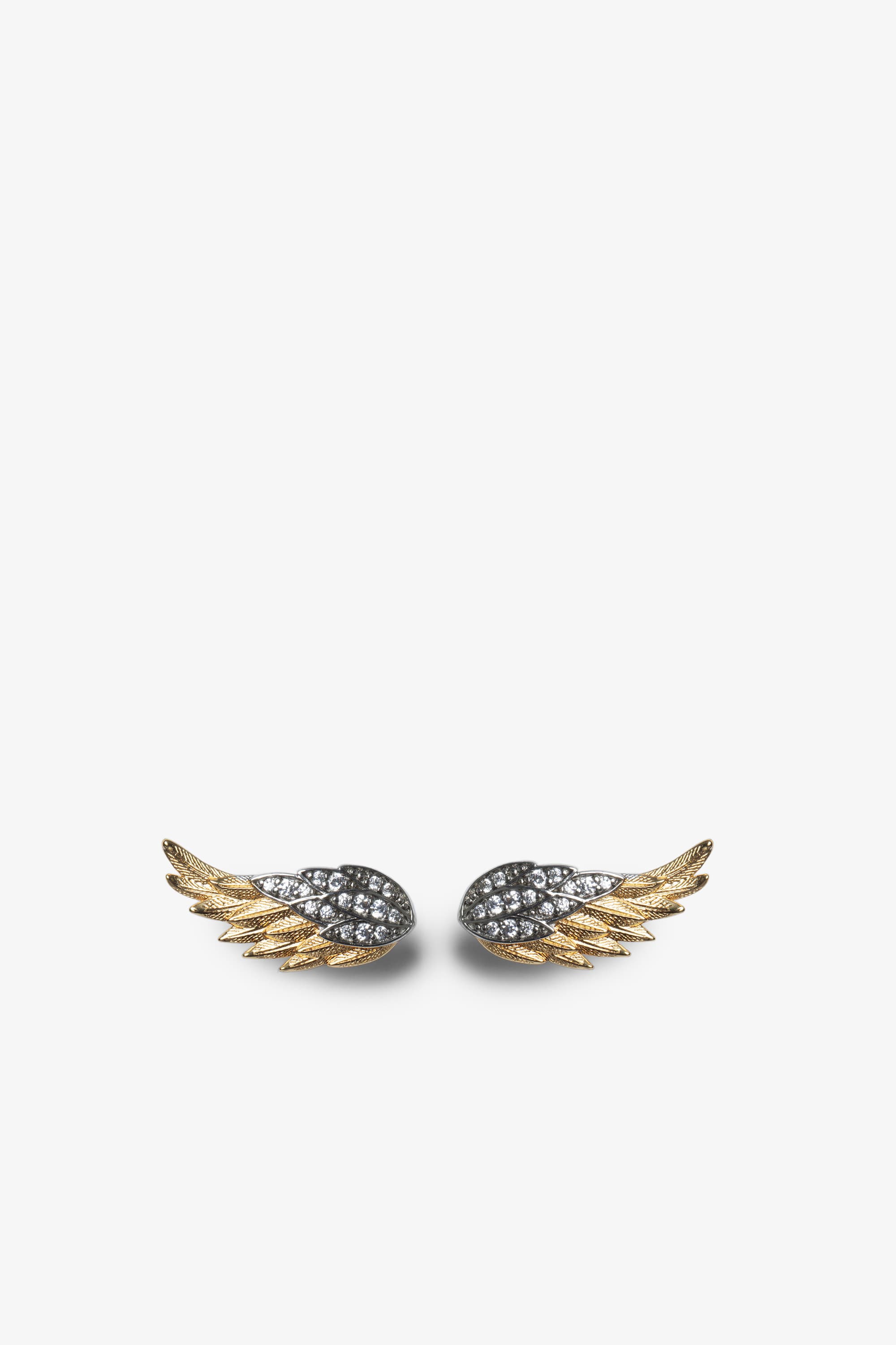 Rock Feather Earring