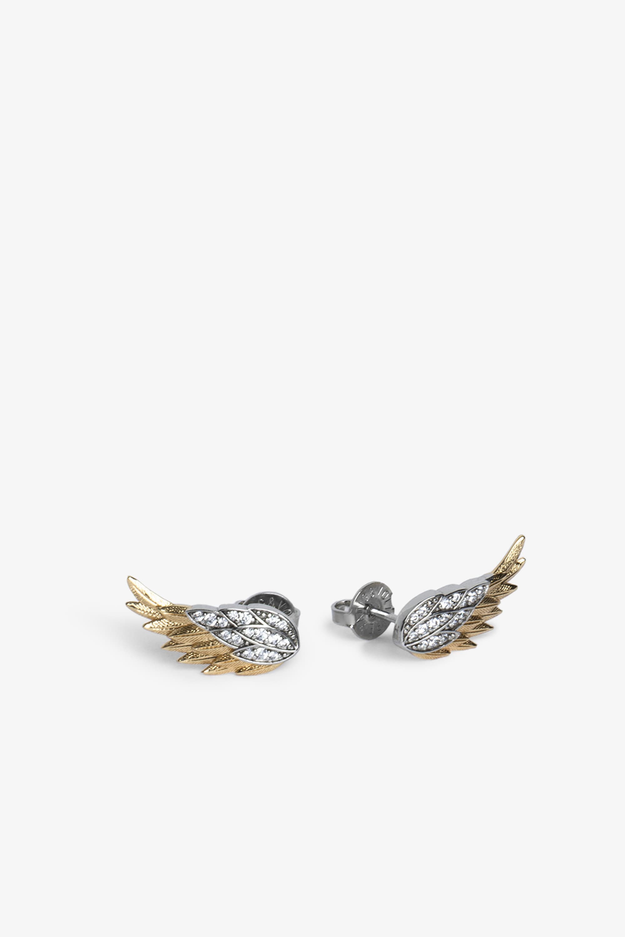 Rock Feather Earring