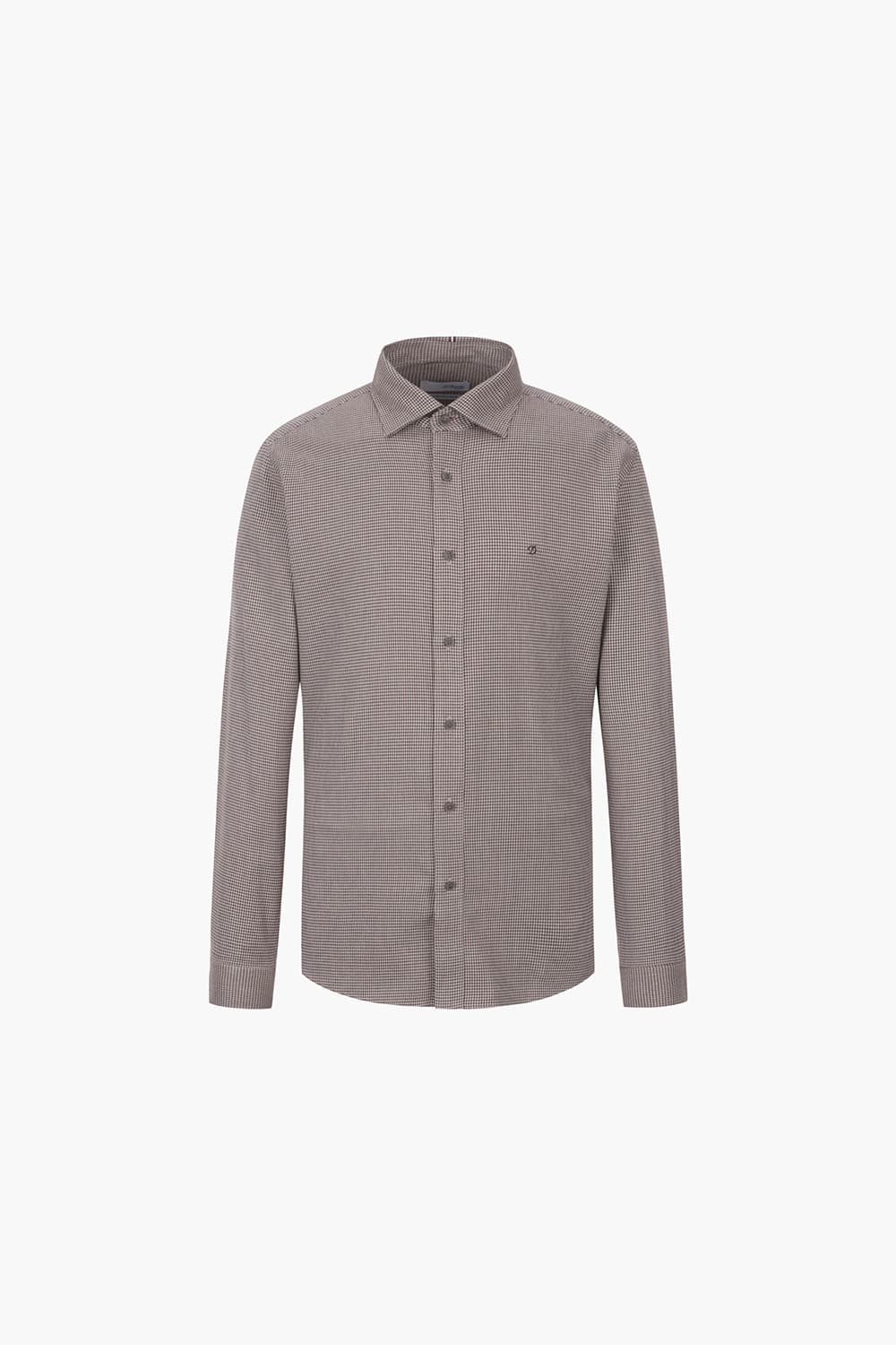 마이크로 하운드투스 기모 955 컴포터블 셔츠 브라운 SE3FM22LS955SBW